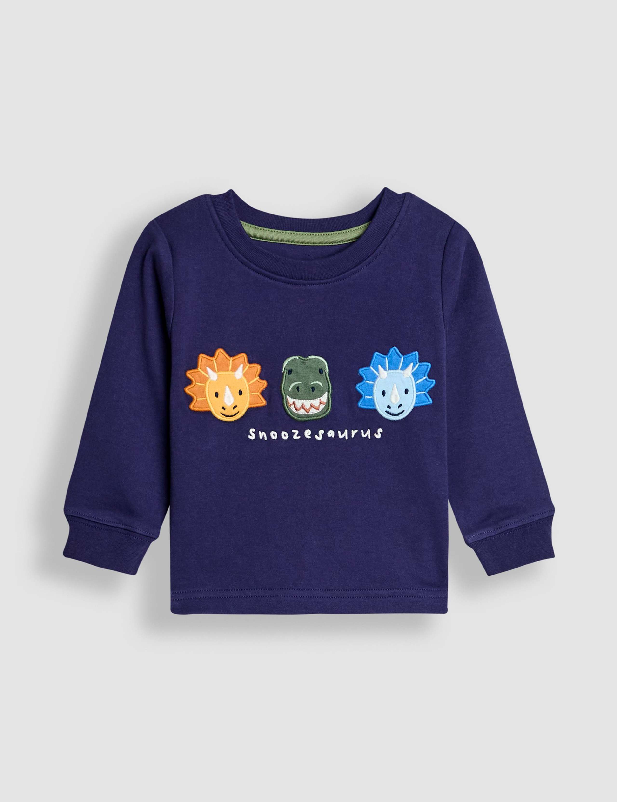 2pk Dinosaur Mix And Match Pyjamas (1-7 Yrs) 8 of 11