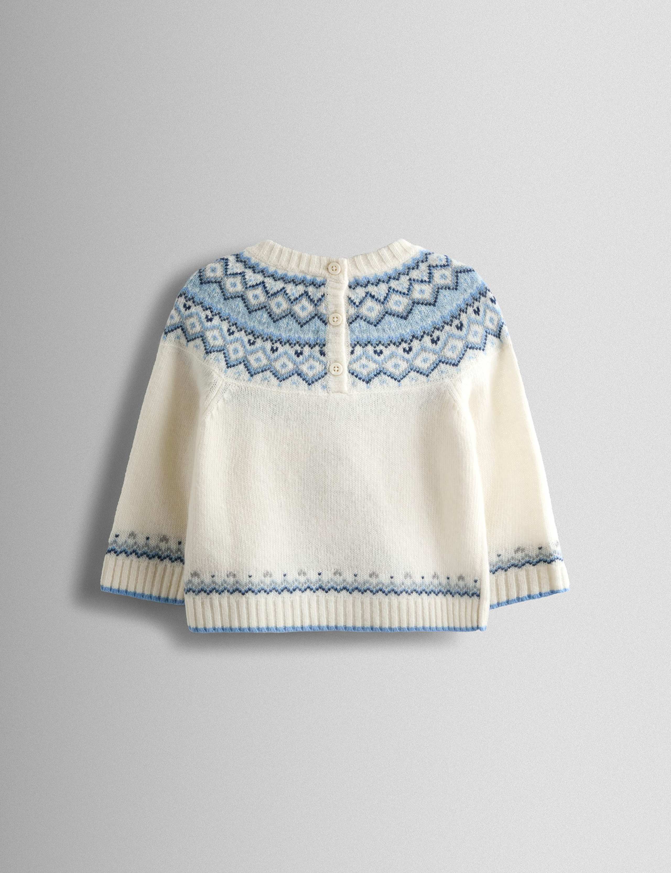 Wool Rich Penguin Fair Isle Jumper (18 Mths - 5 Yrs) 2 of 3