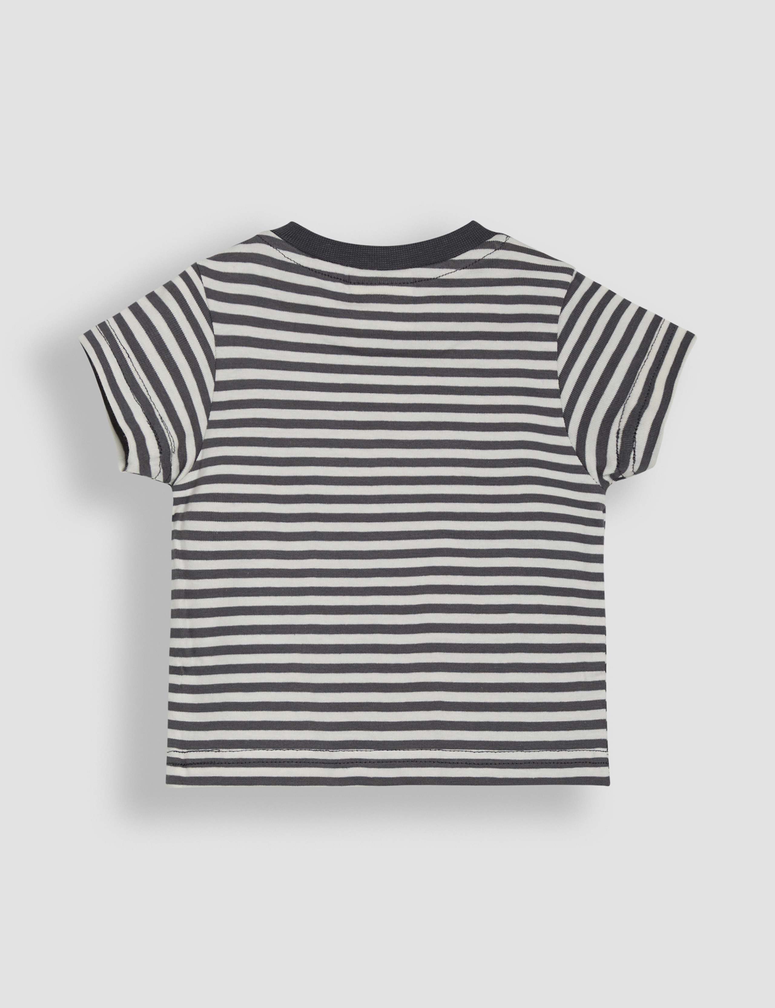 2pc Pure Cotton Zebra Dungarees Outfit (0-24 Mths) 5 of 6