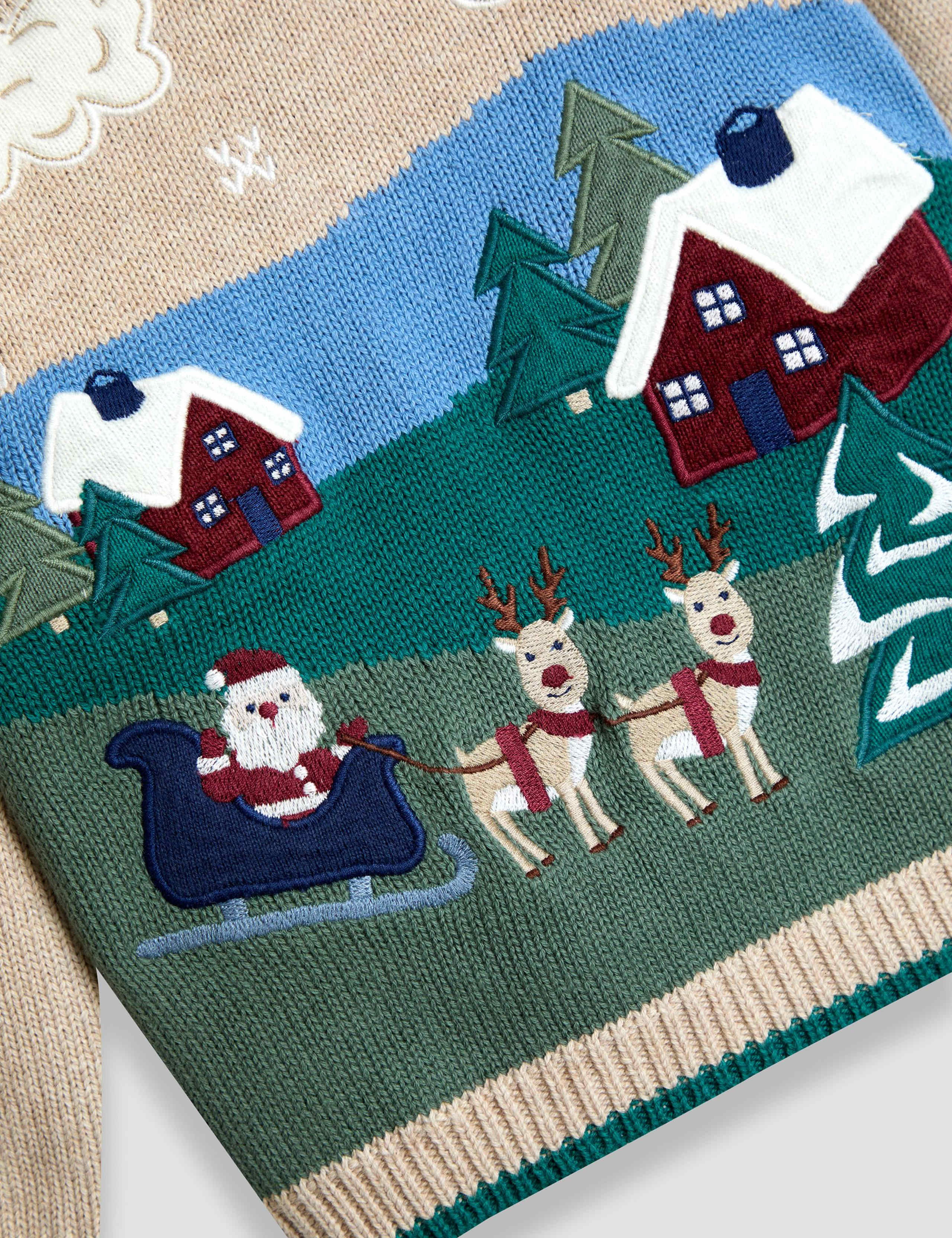 Lambswool Rich Christmas Jumper (6 Mths - 7 Yrs) 2 of 4