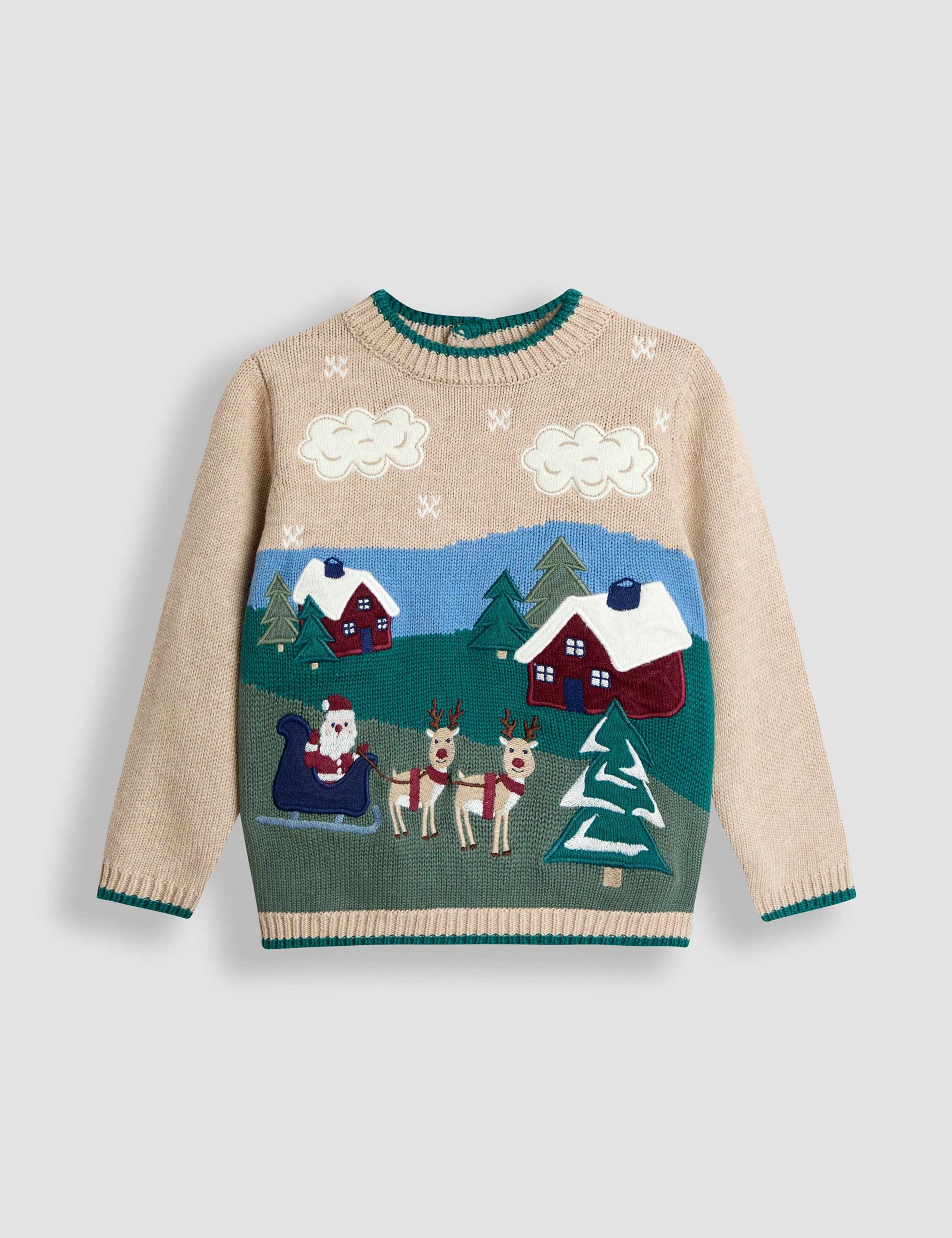Lambswool Rich Christmas Jumper (6 Mths - 7 Yrs) 3 of 4
