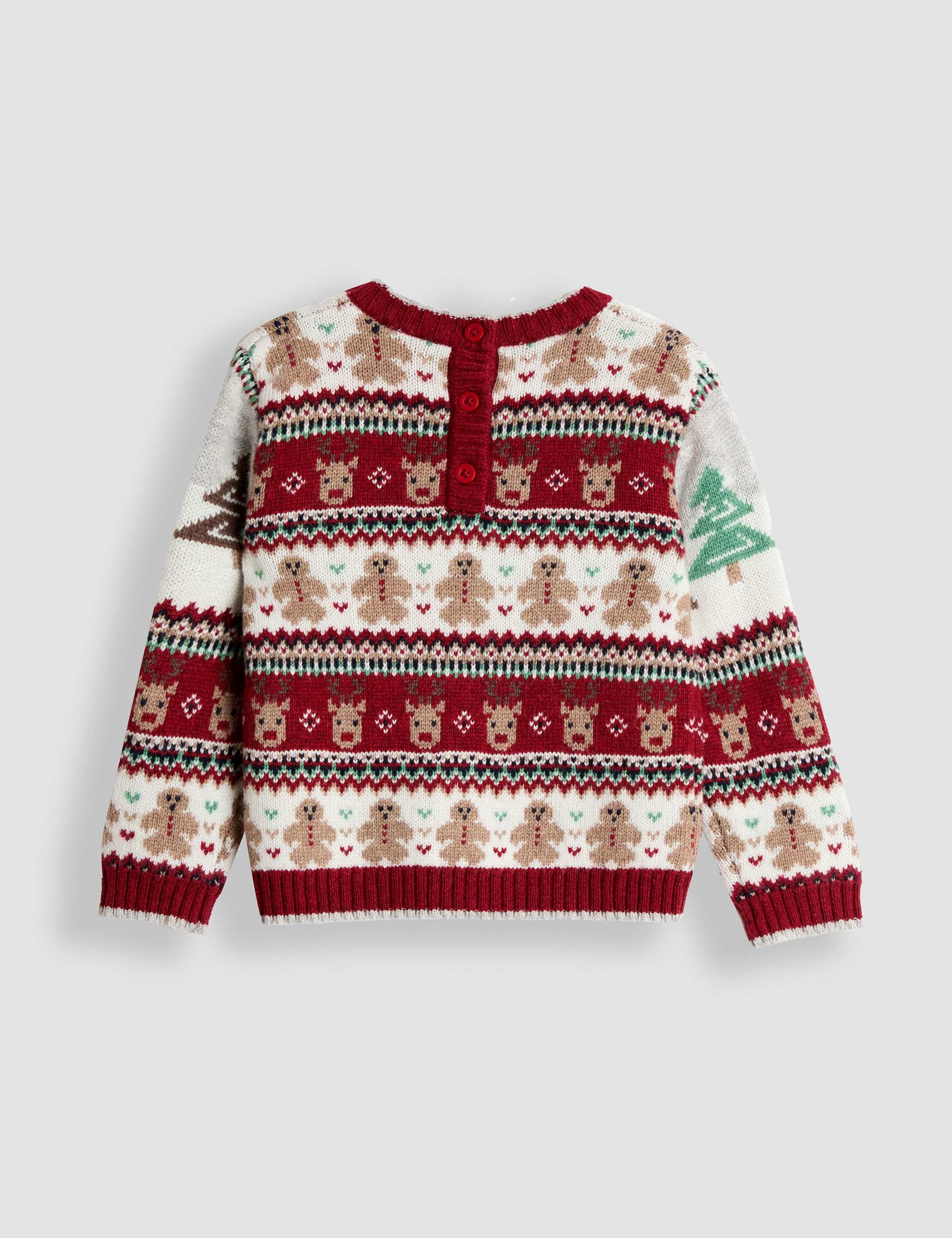 Christmas Fair Isle Knitted Jumper (6 Mths-7 Yrs) 2 of 3