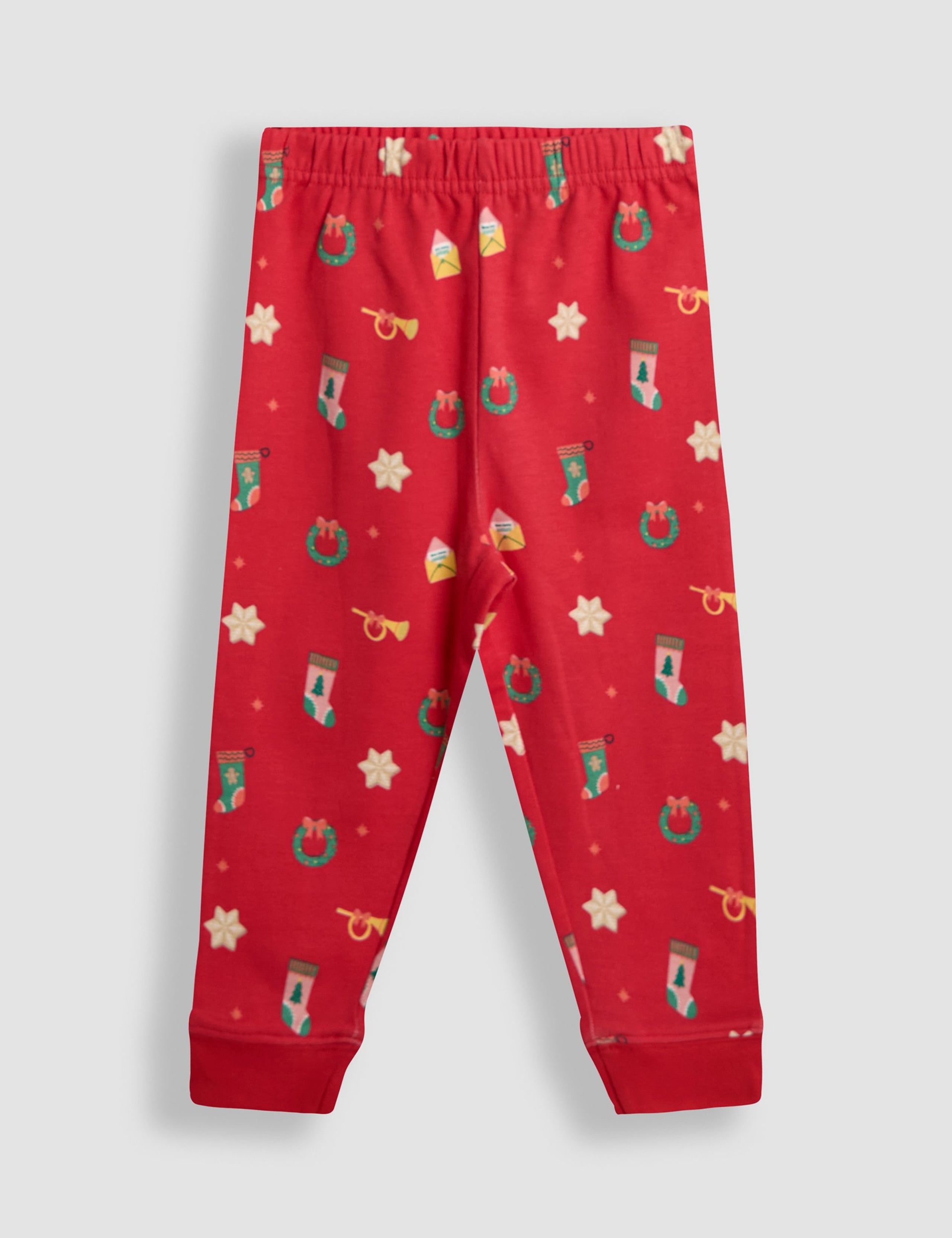 Pure Cotton Christmas Print Pyjamas (1-7 Yrs) 3 of 5