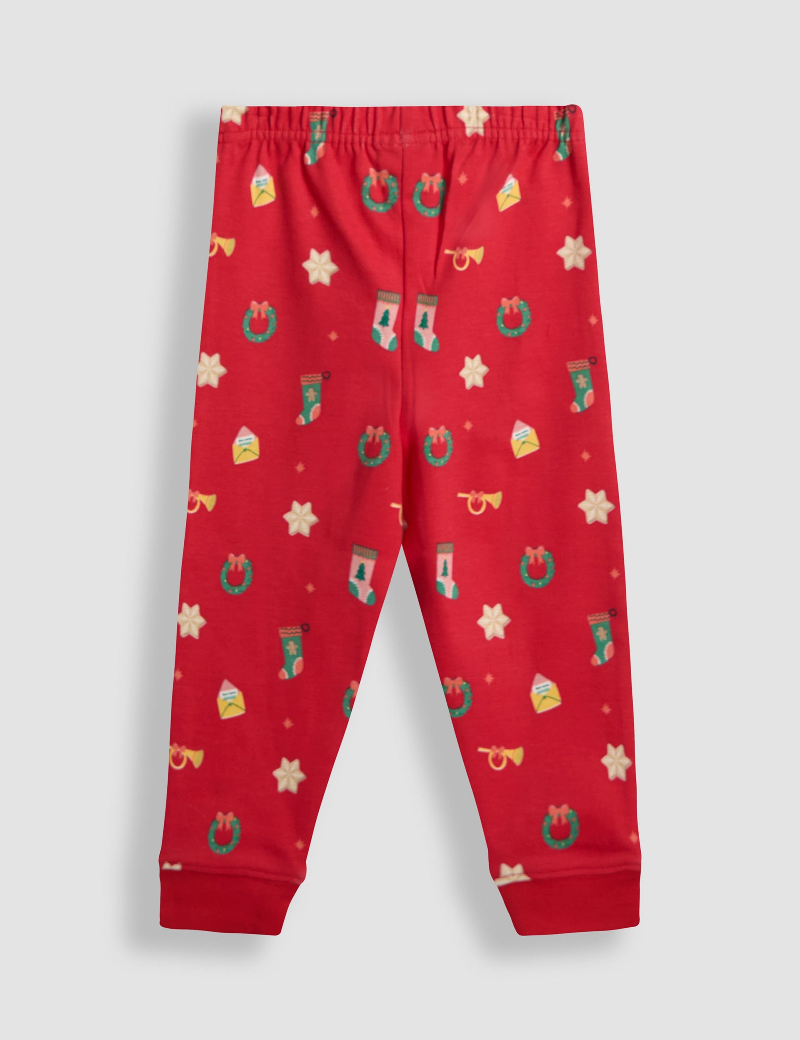 Pure Cotton Christmas Print Pyjamas (1-7 Yrs) 5 of 5