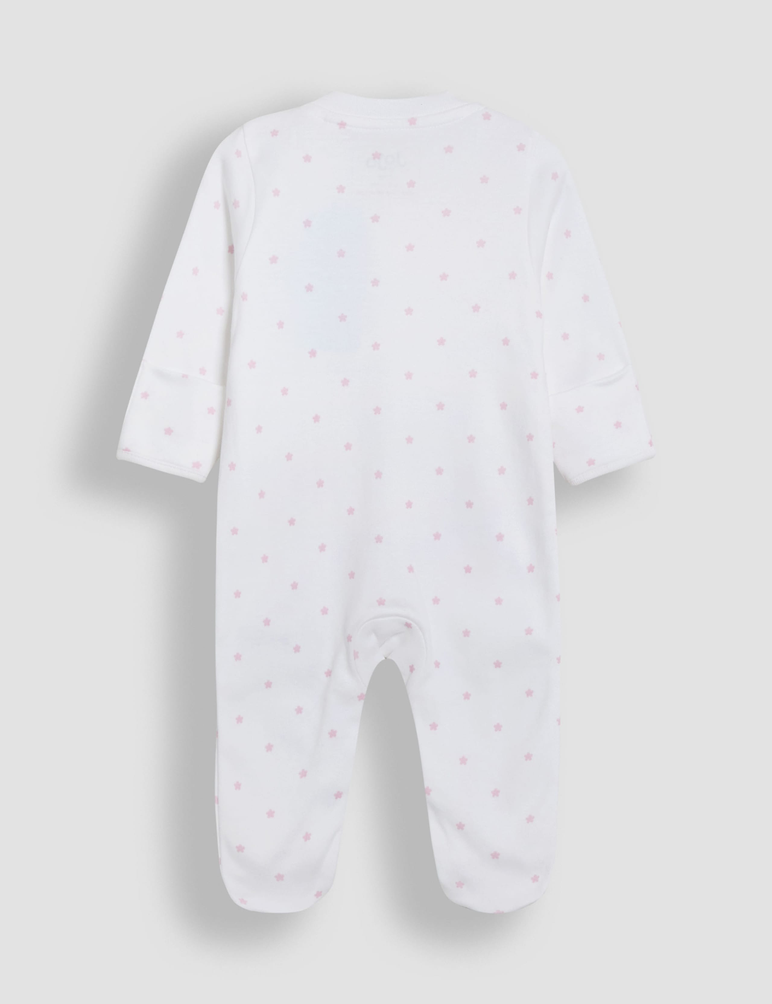 Pure Cotton Flower Pot Appliqué Sleepsuit (Newborn - 12 Mths) 3 of 3
