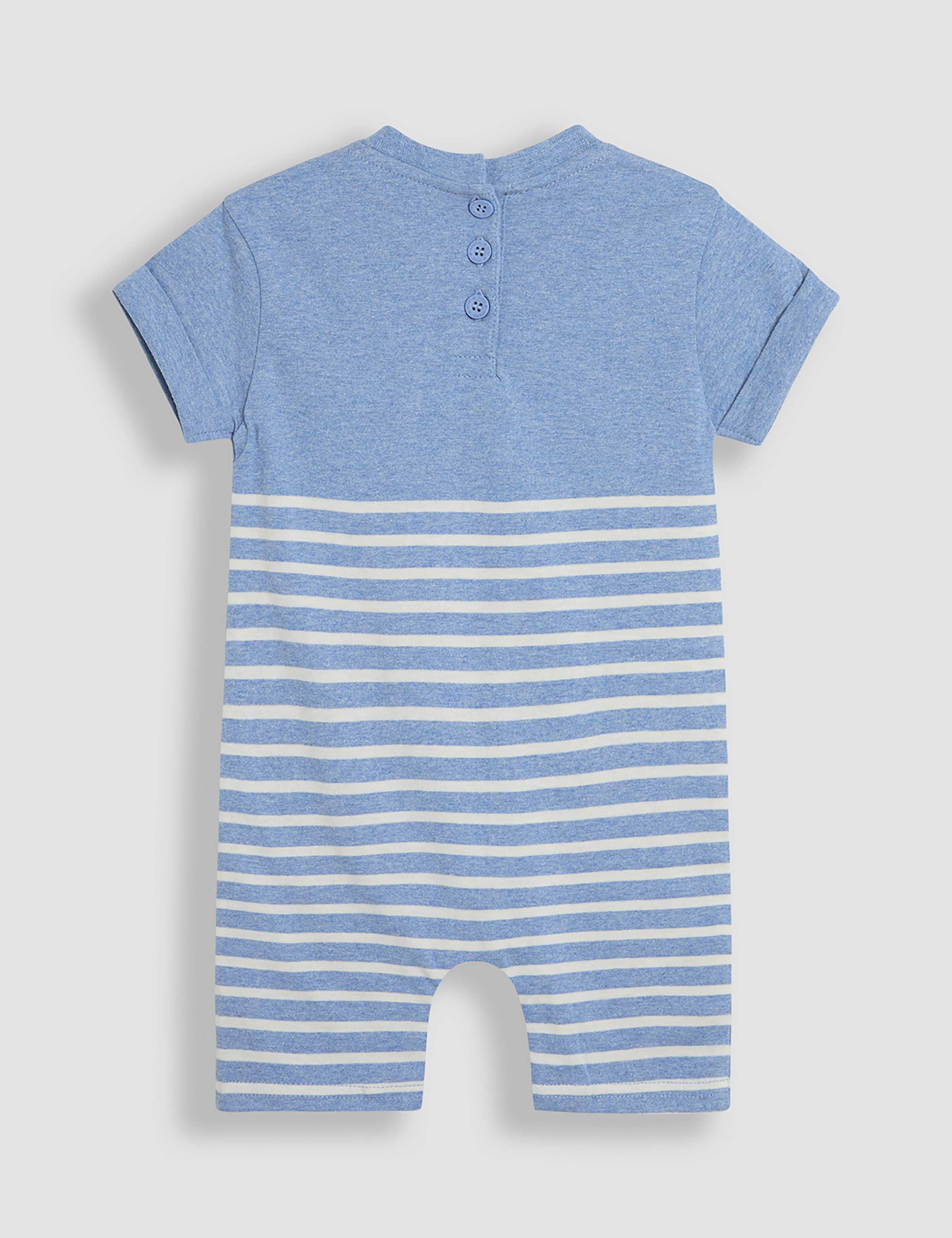 Pure Cotton Crab Applique Romper (0-24 Mths) 2 of 3