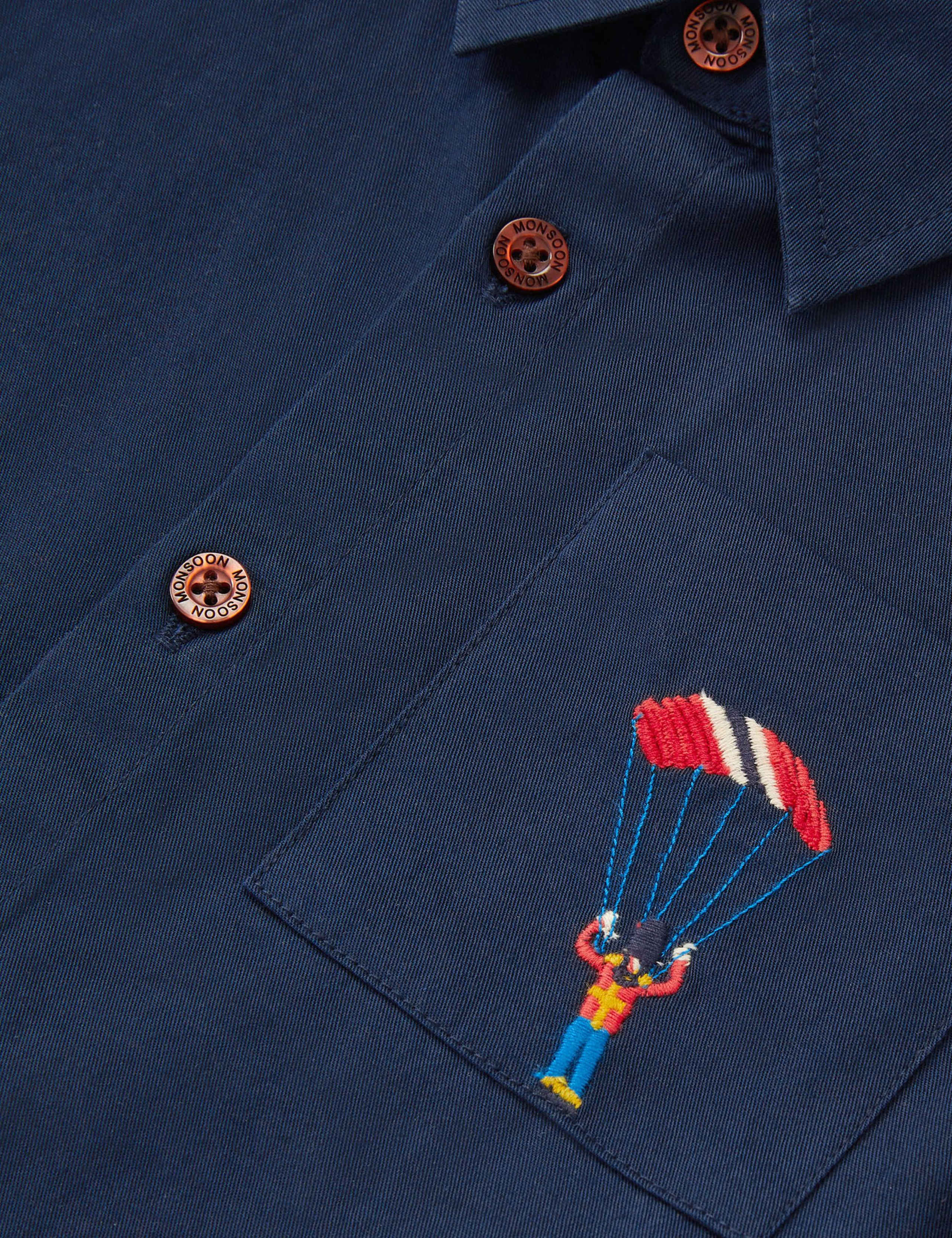 Pure Cotton Twill Shirt (2-13 Yrs) 3 of 3