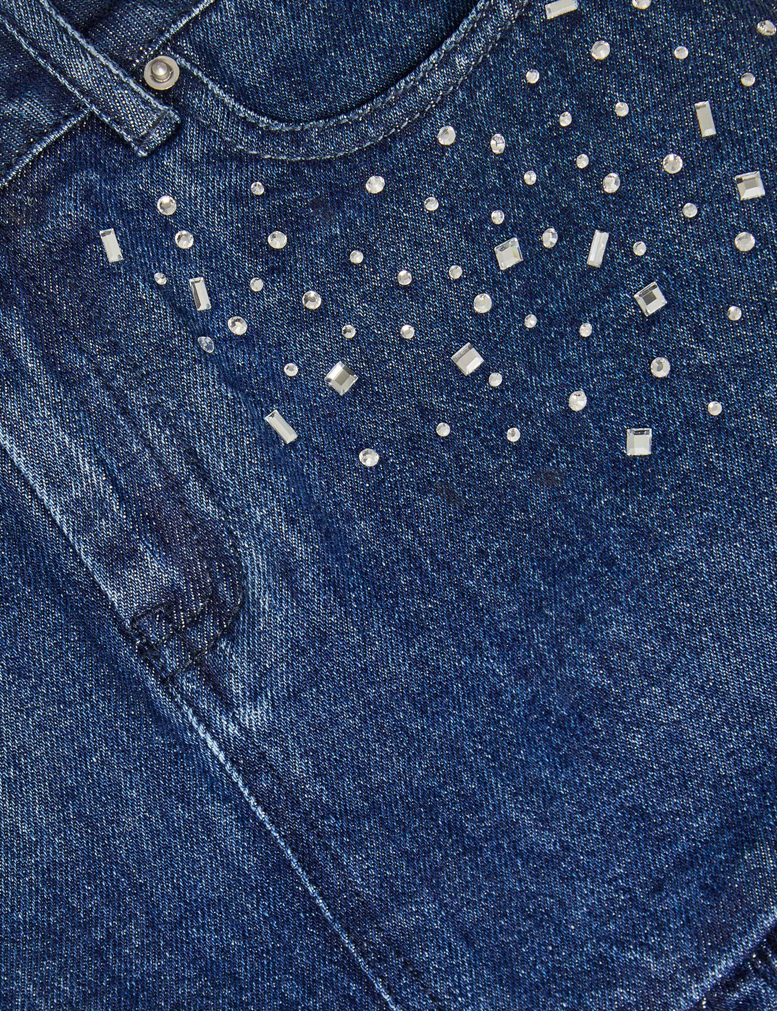 Denim Sparkly Skirt (3-13 Yrs) 3 of 3