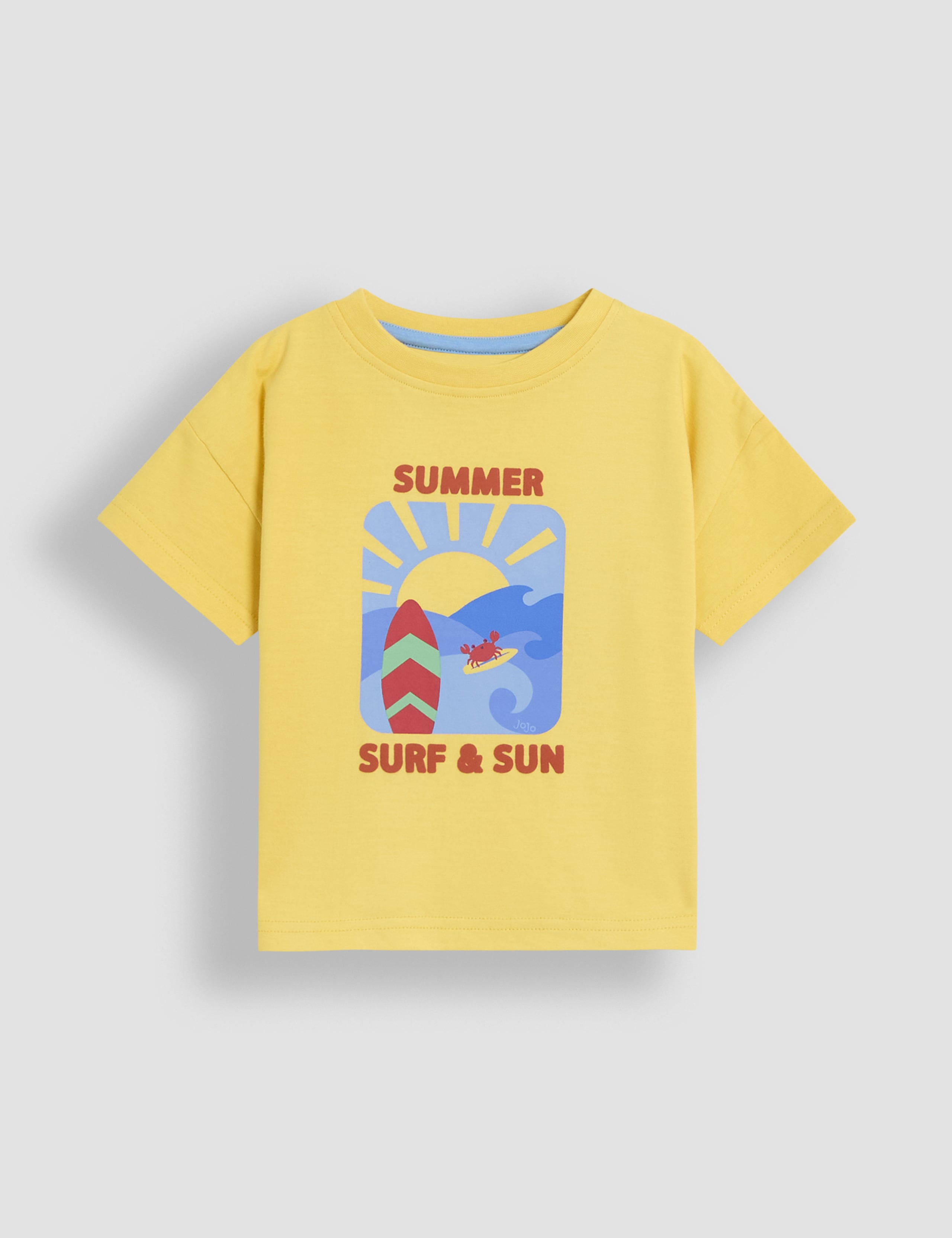 2 Pack Pure Cotton Surf & Sun T-Shirts (6 Mths - 5 Yrs) 2 of 5