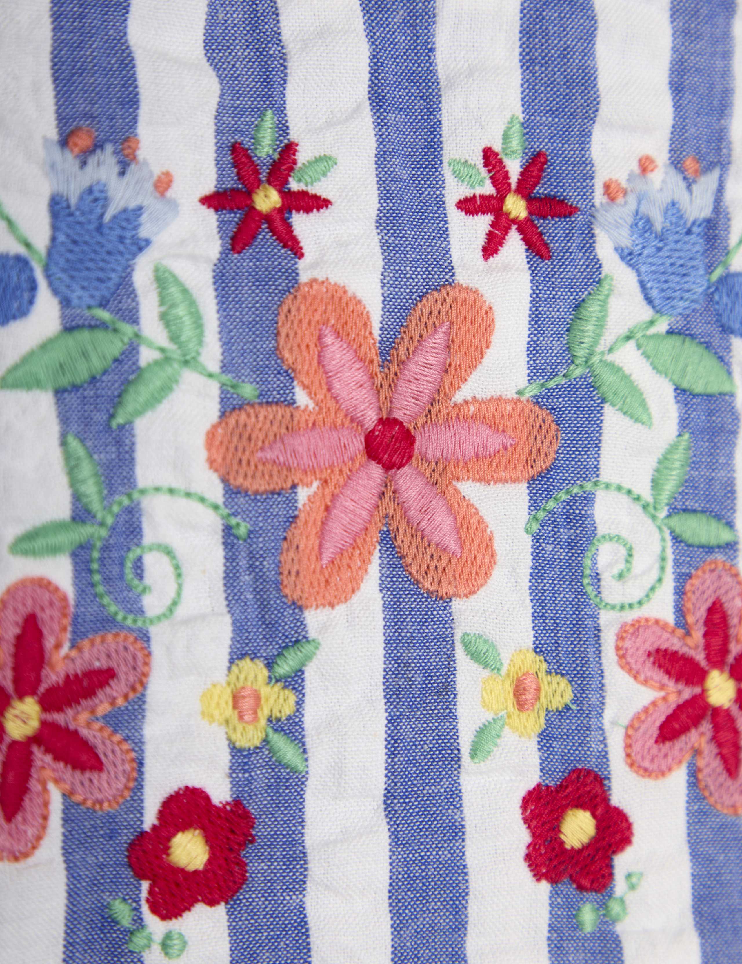 Pure Cotton Floral Embroidered Dress (6 Mths-5 Yrs) 3 of 3