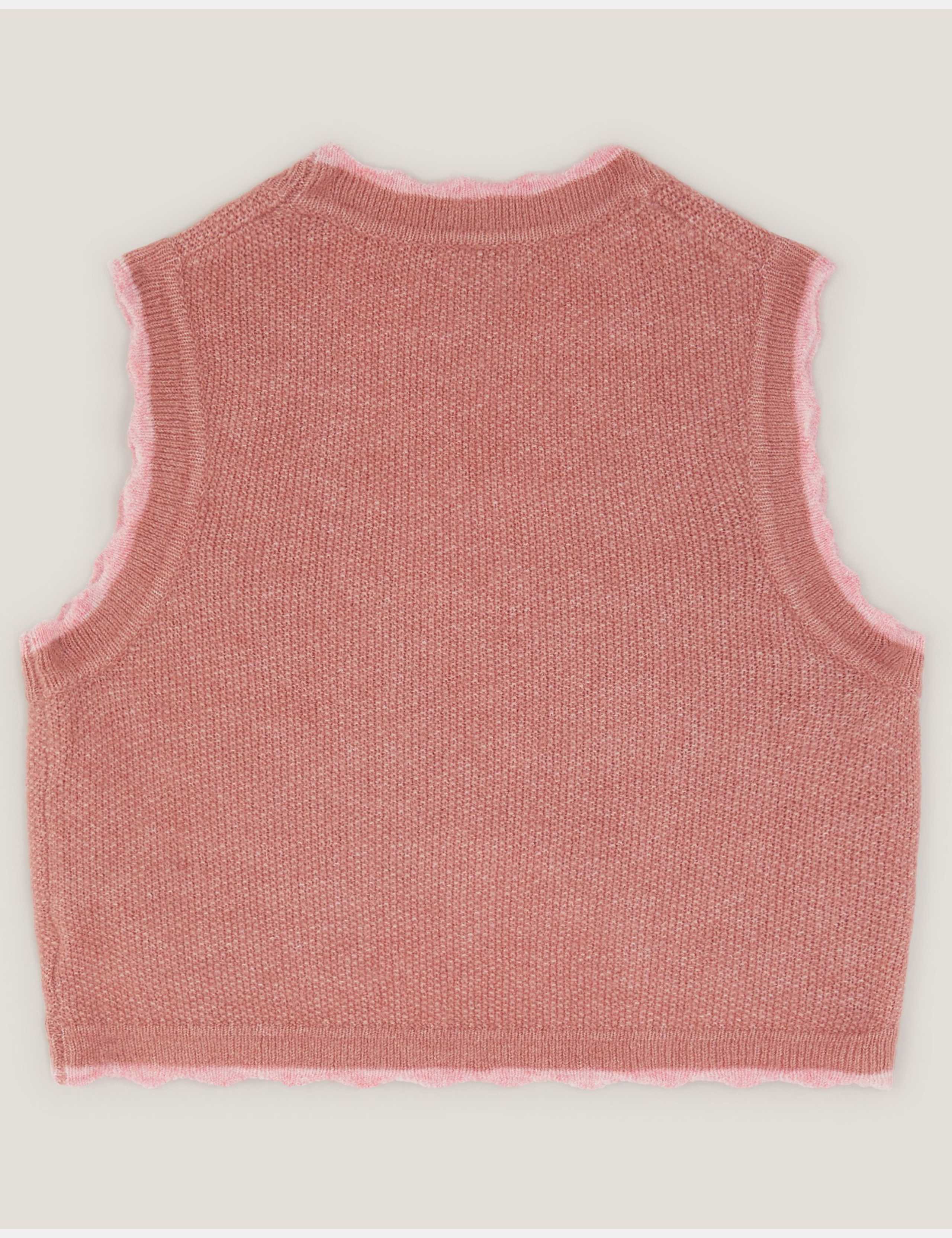 Floral Embroidered Knitted Waistcoat (3-13 Yrs) 2 of 3