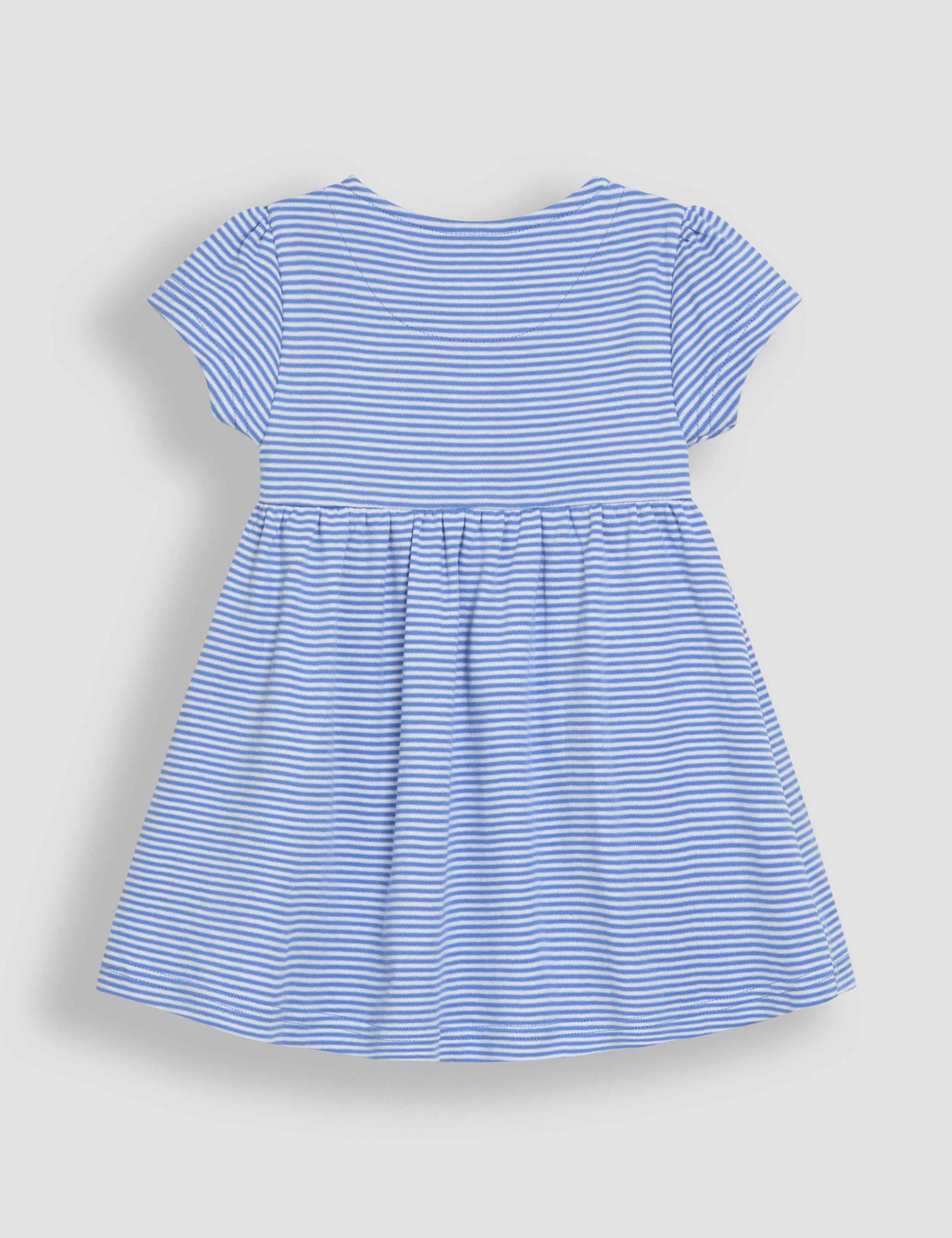 Pure Cotton Daisy Applique Dress (6 Mths to 5 Yrs) 3 of 3