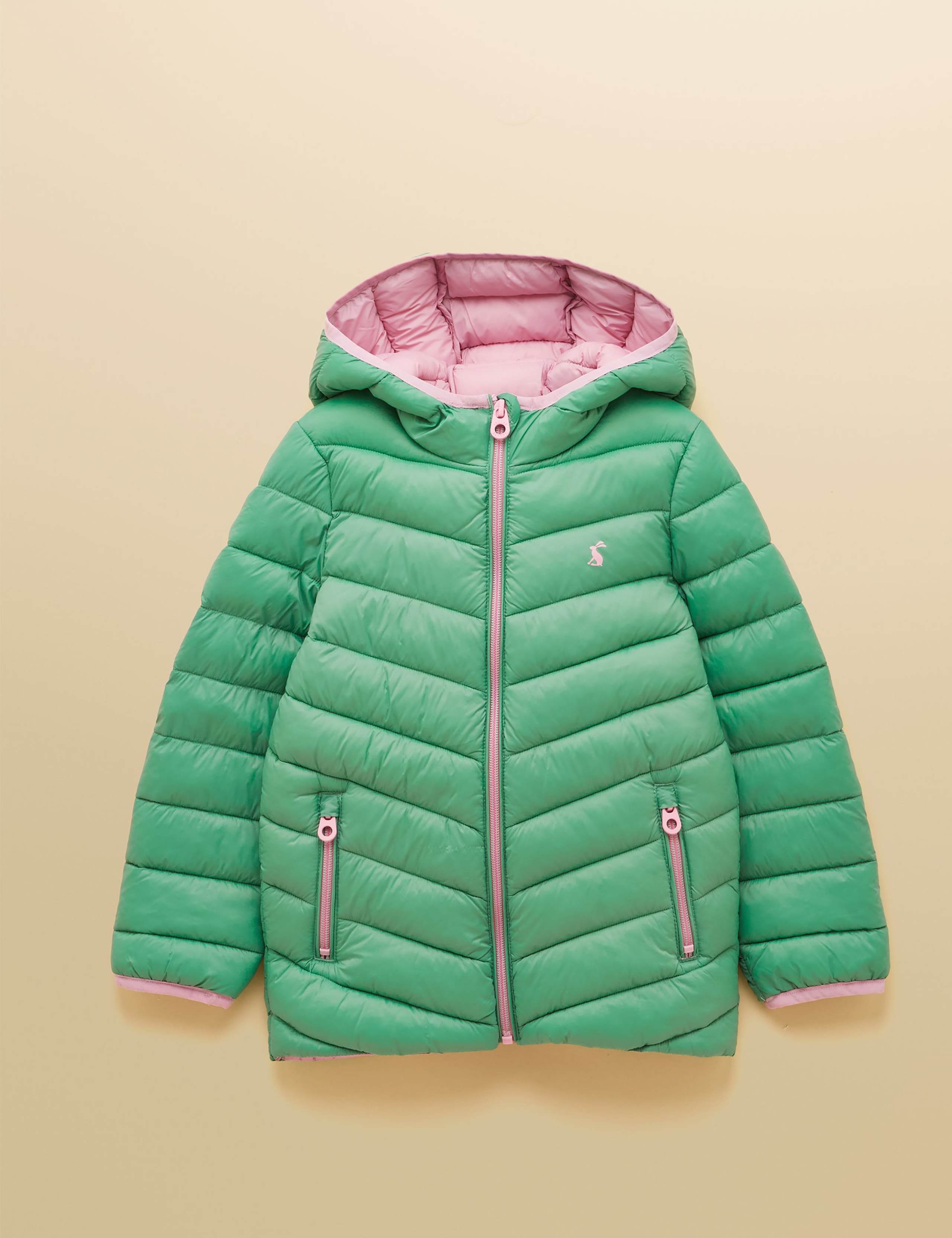 Showerproof Hooded Puffer Jacket (1-12 Yrs) 1 of 5