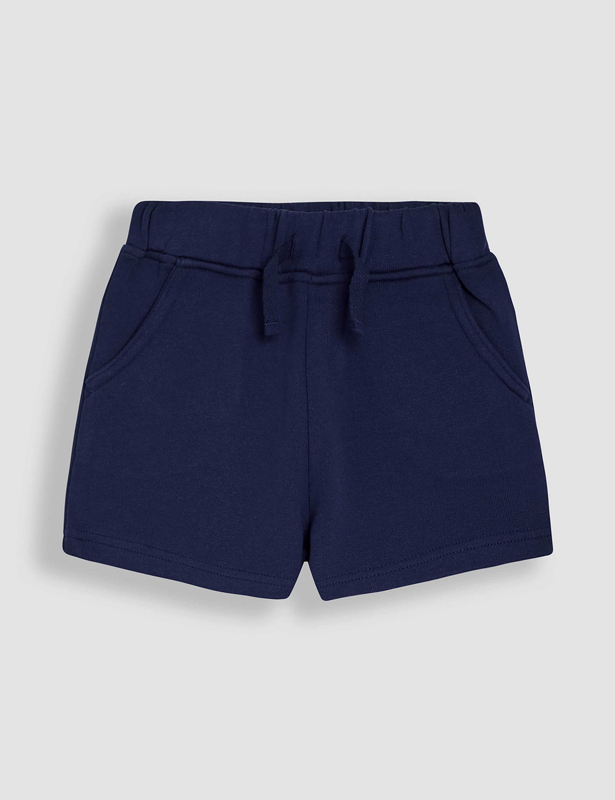 2 Pack Pure Cotton Safari & Plain Shorts (6 Mths-6 Yrs) 4 of 5