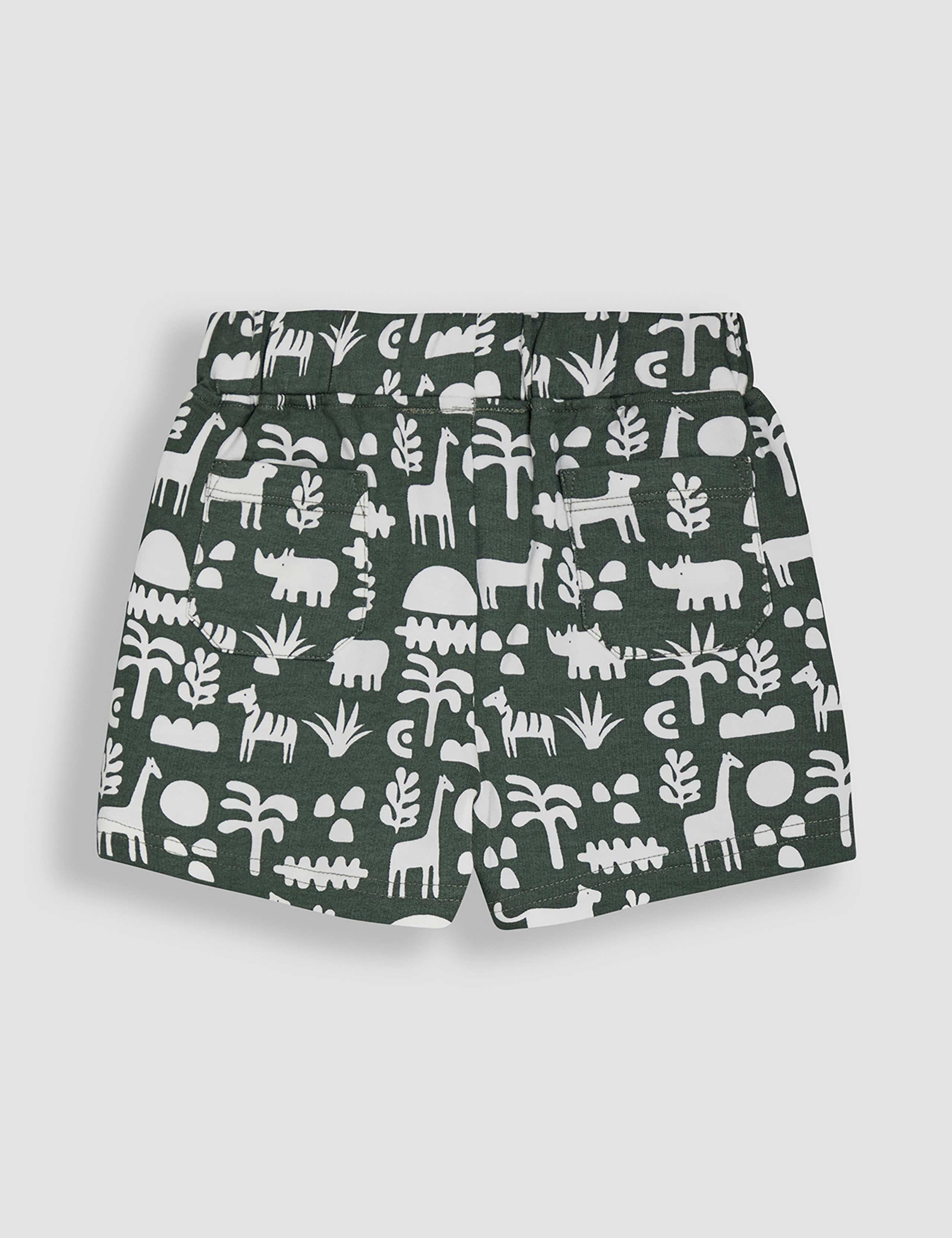2 Pack Pure Cotton Safari & Plain Shorts (6 Mths-6 Yrs) 5 of 5
