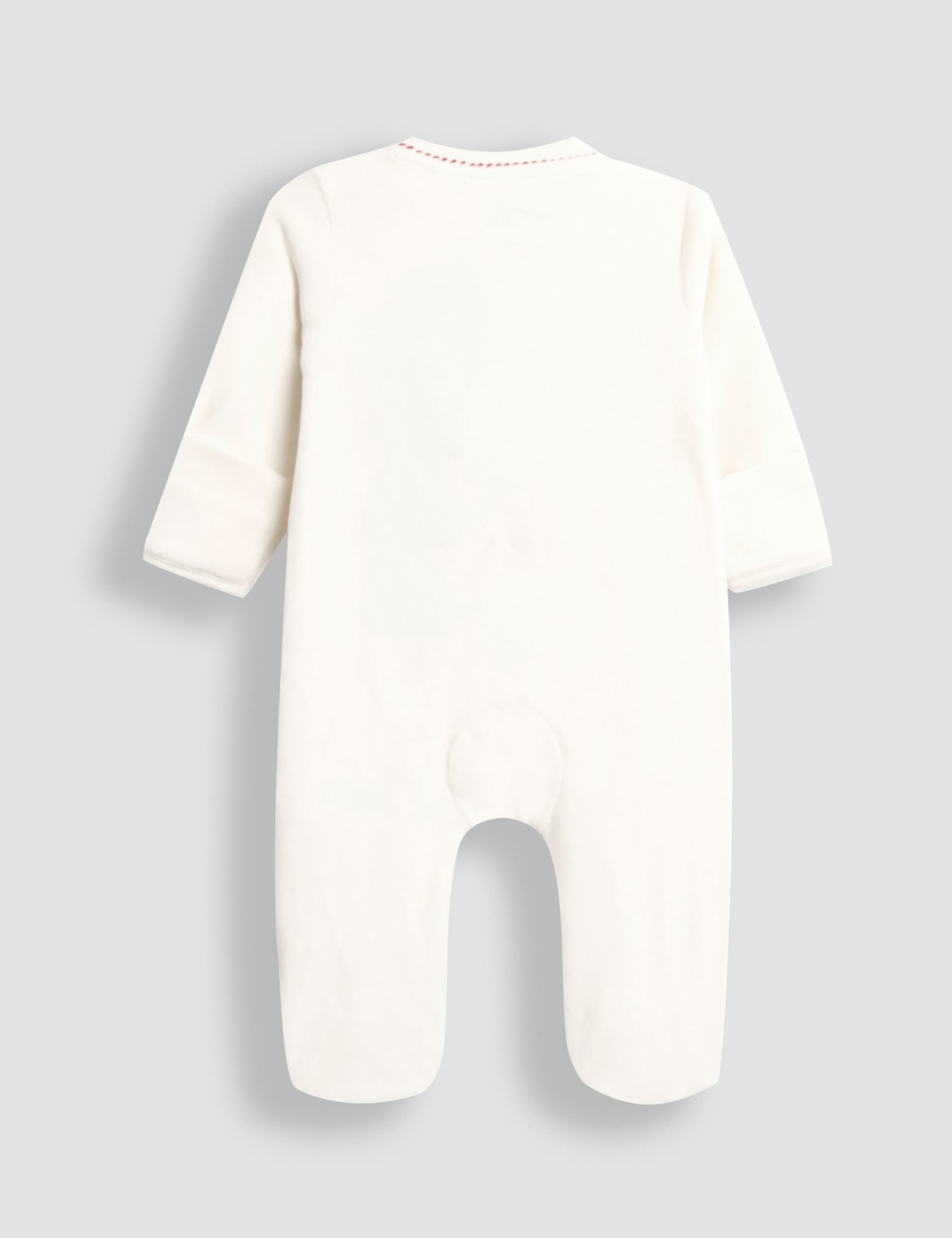 Pure Cotton My First Christmas Sleepsuit (0-12 Mths) 3 of 4