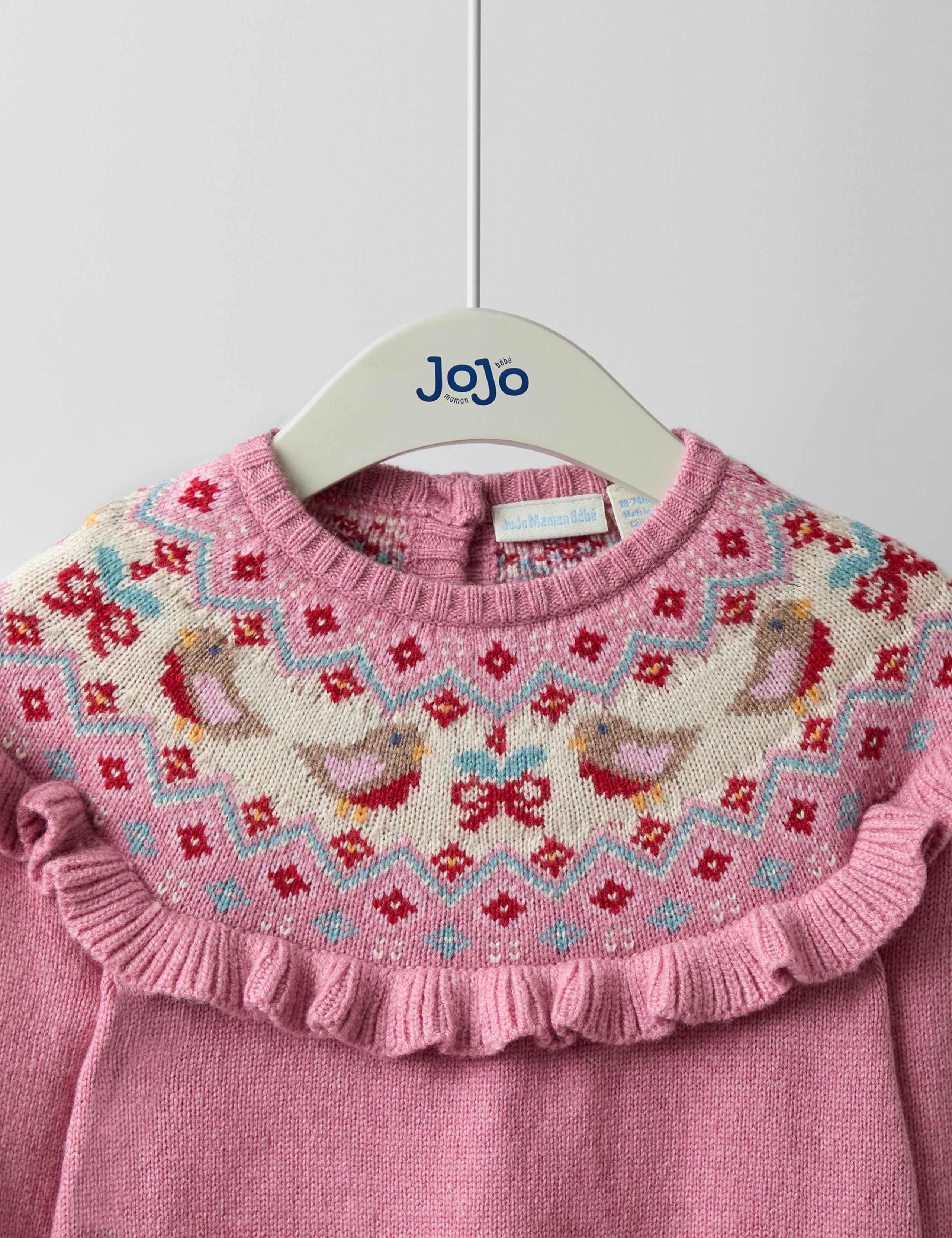 Robin Frill Dress with Wool (6 Mths-7 Yrs) 2 of 4