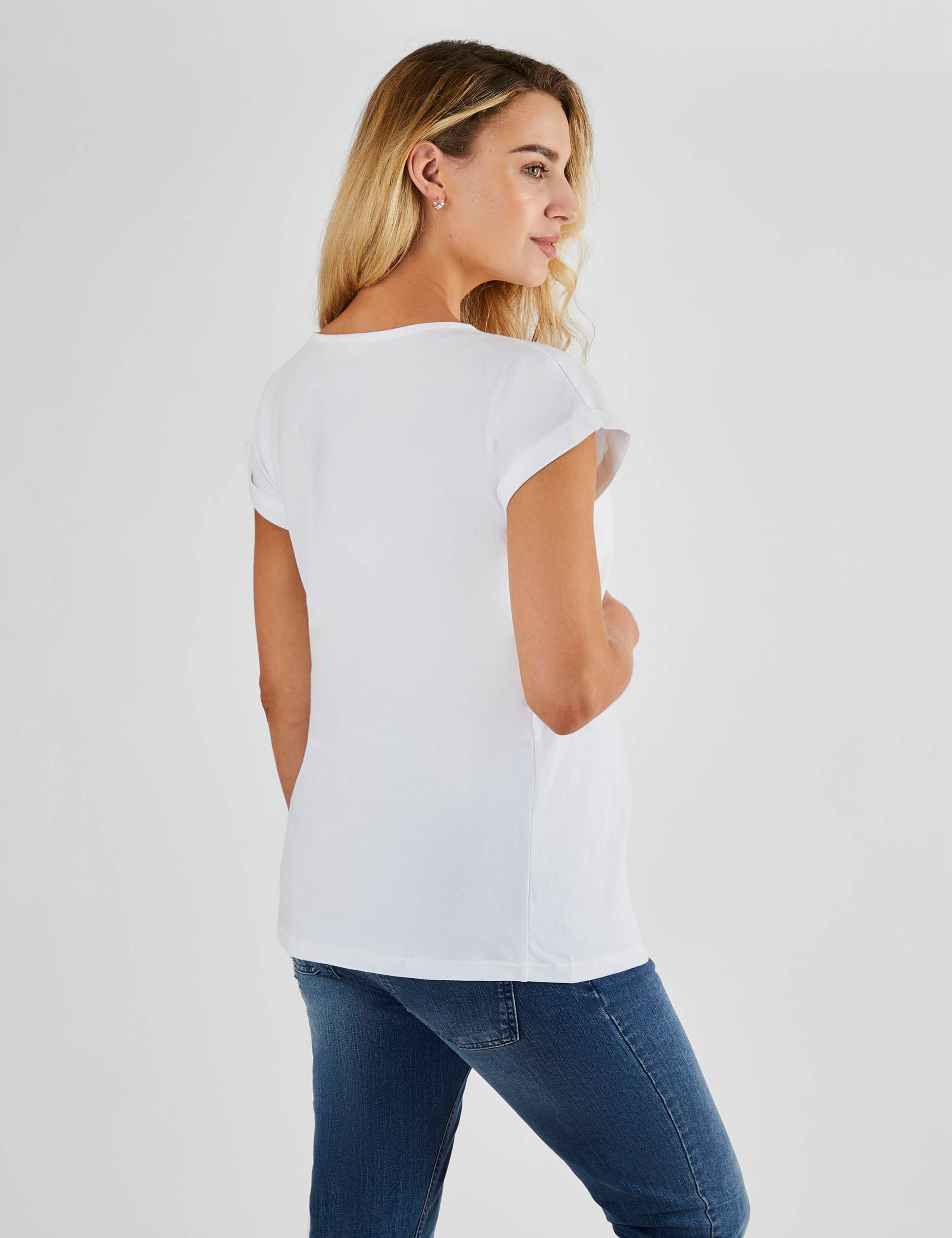 Maternity 2pk Pure Cotton Boyfriend T-Shirts 4 of 8