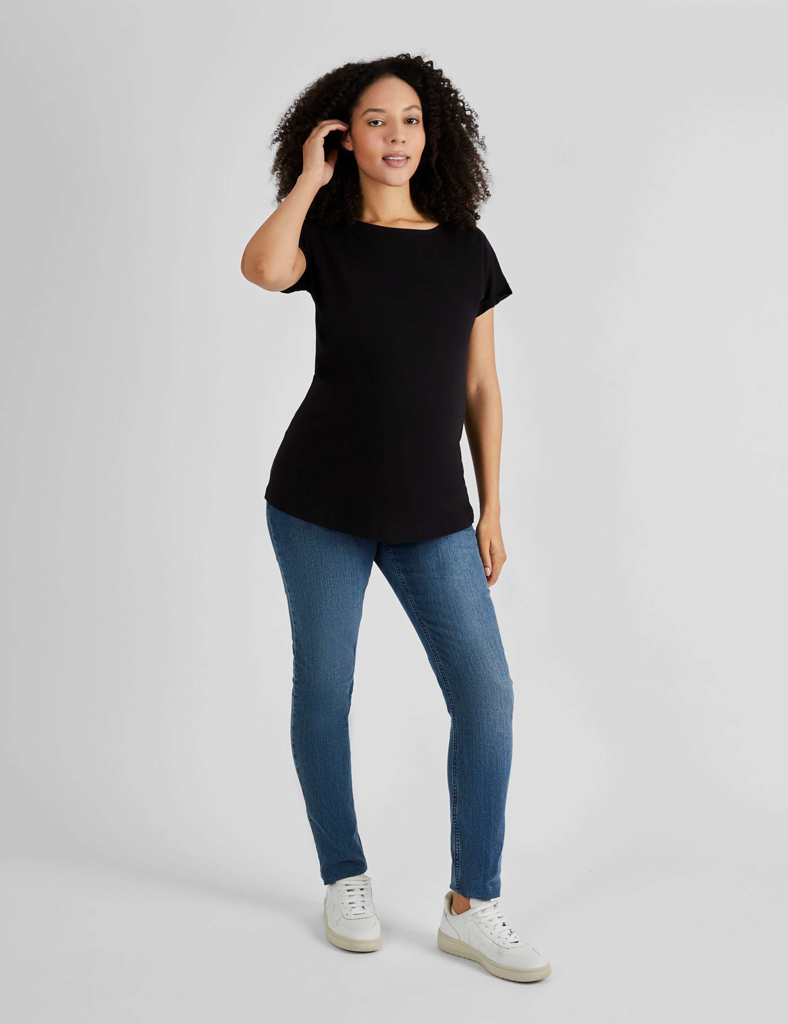 Maternity 2 Pack Pure Cotton Boyfriend T-Shirts 8 of 8