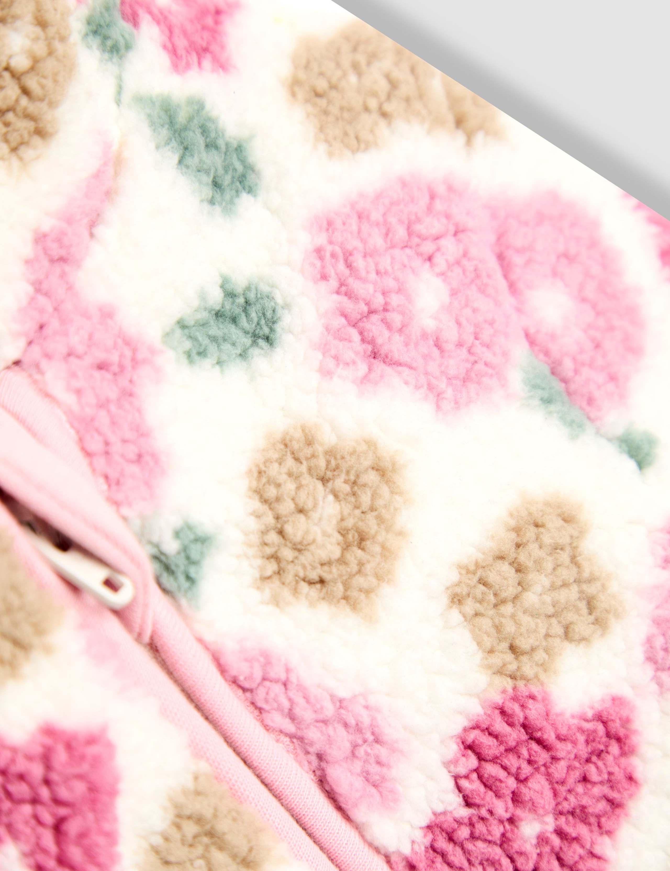 Fleece Floral Pramsuit (0-12 Mths) 5 of 5