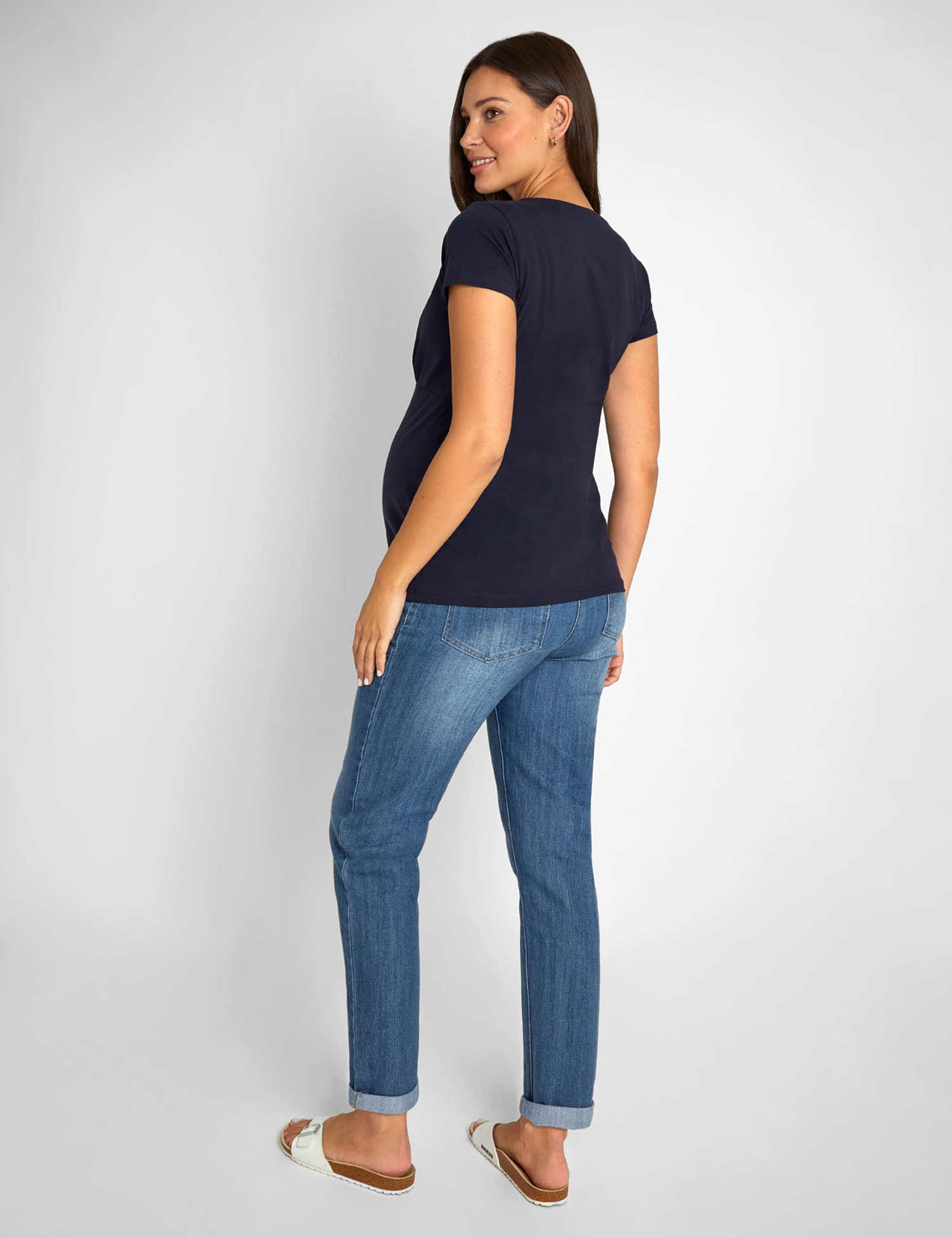 2pk V-Neck Maternity & Nursing T-Shirts 7 of 9