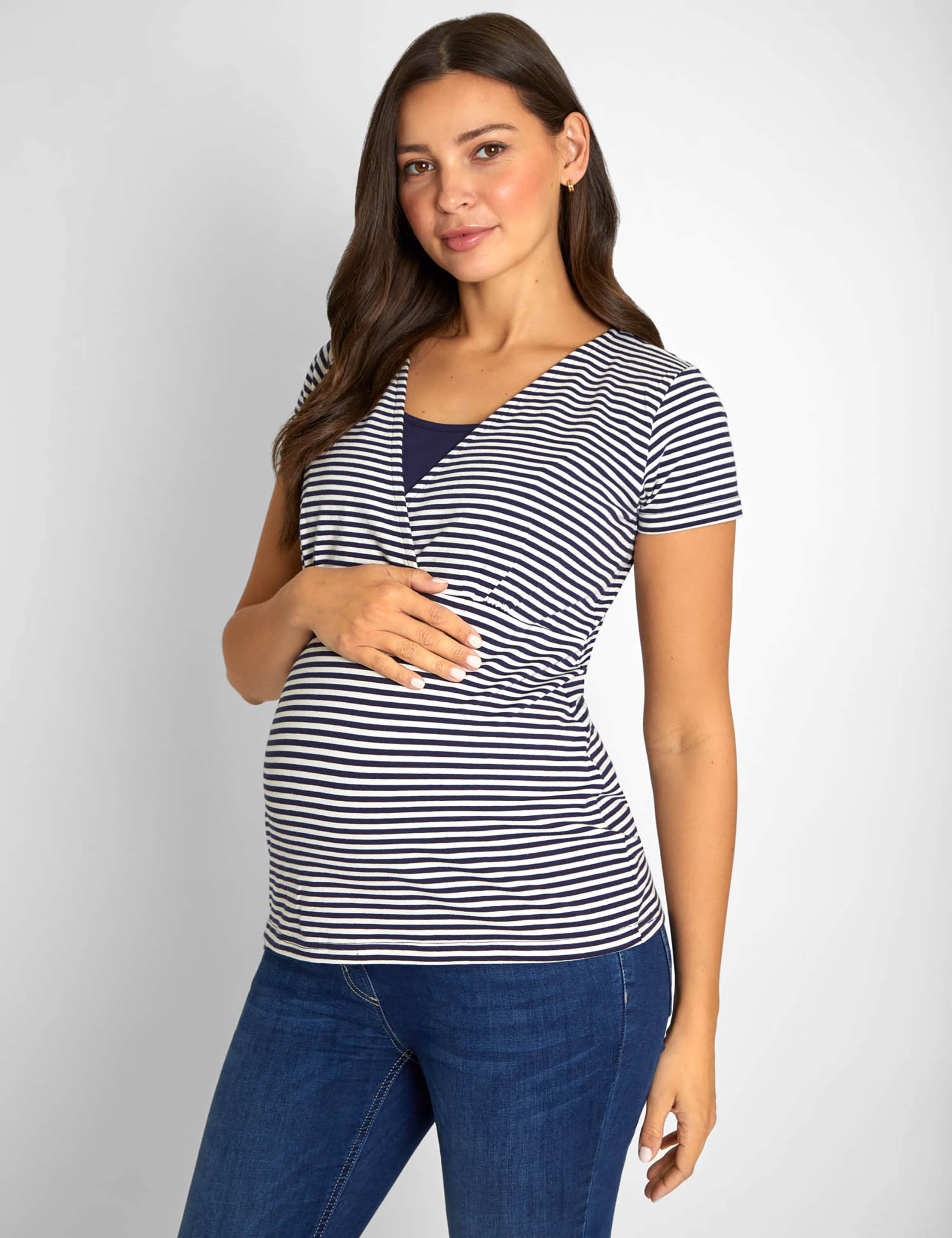 2pk V-Neck Maternity & Nursing T-Shirts 9 of 9