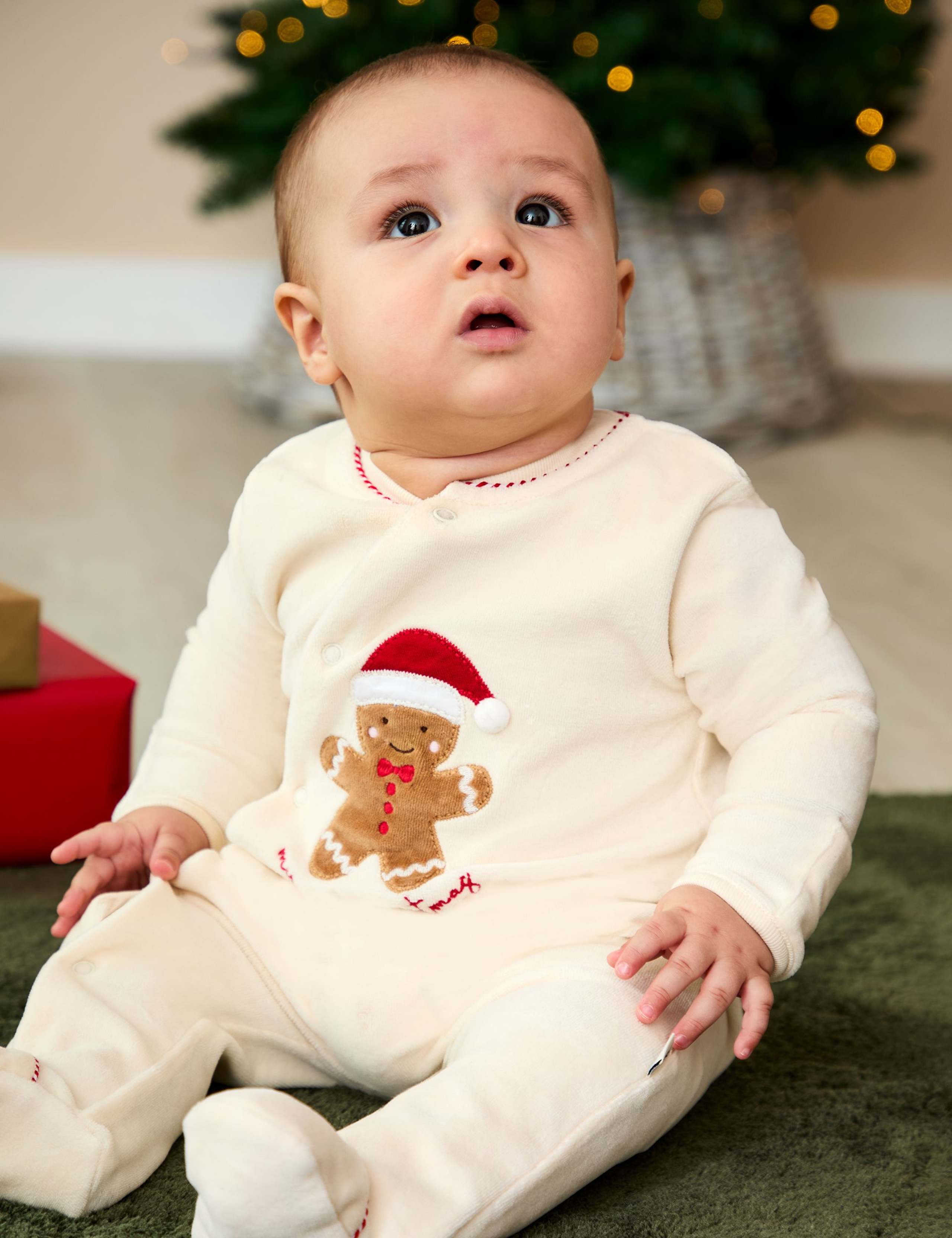 Velour My First Christmas All in One (0-12 Mths) 2 of 5