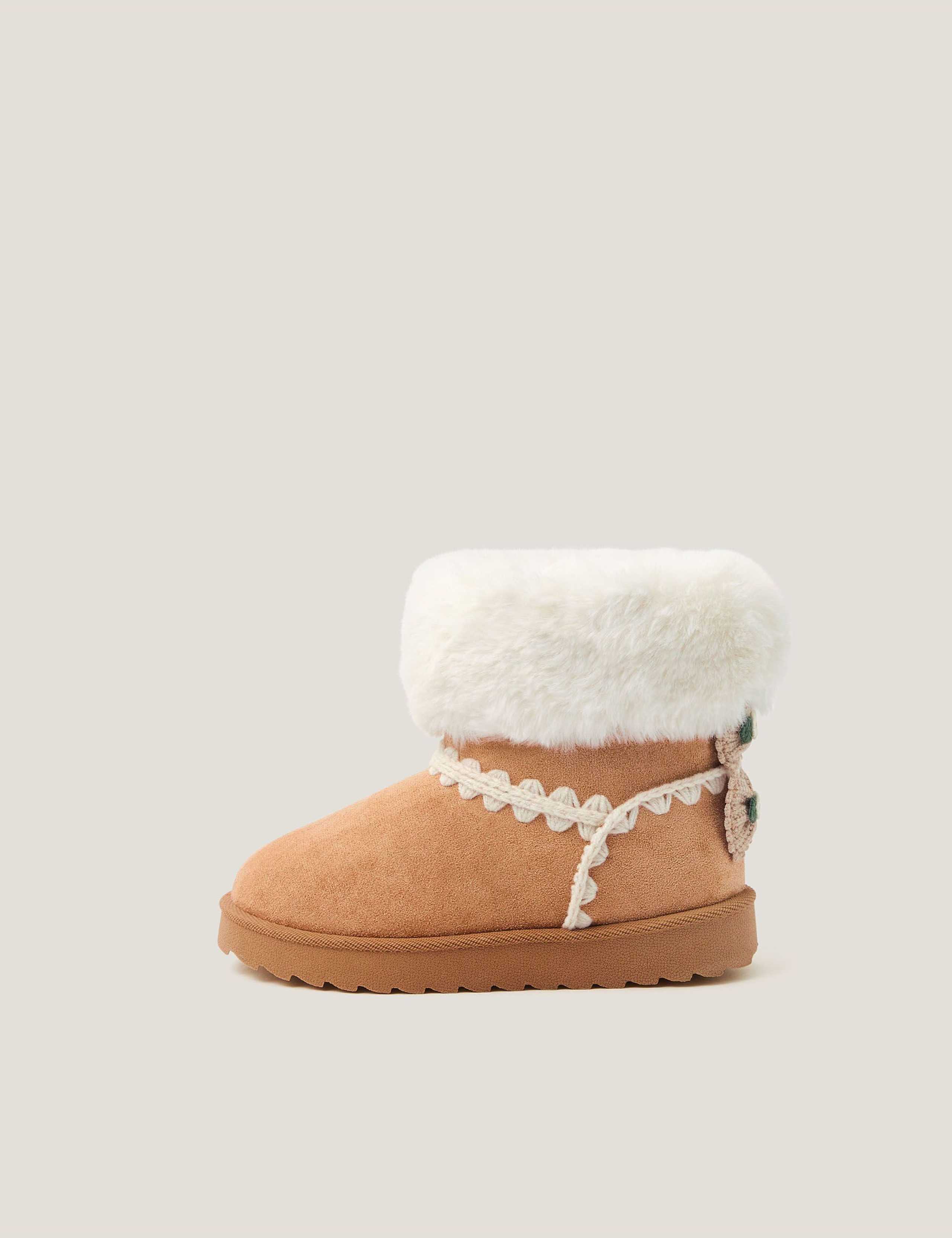 Kids' Bow Ankle Boots (7 Small - 4 Large) 3 of 3