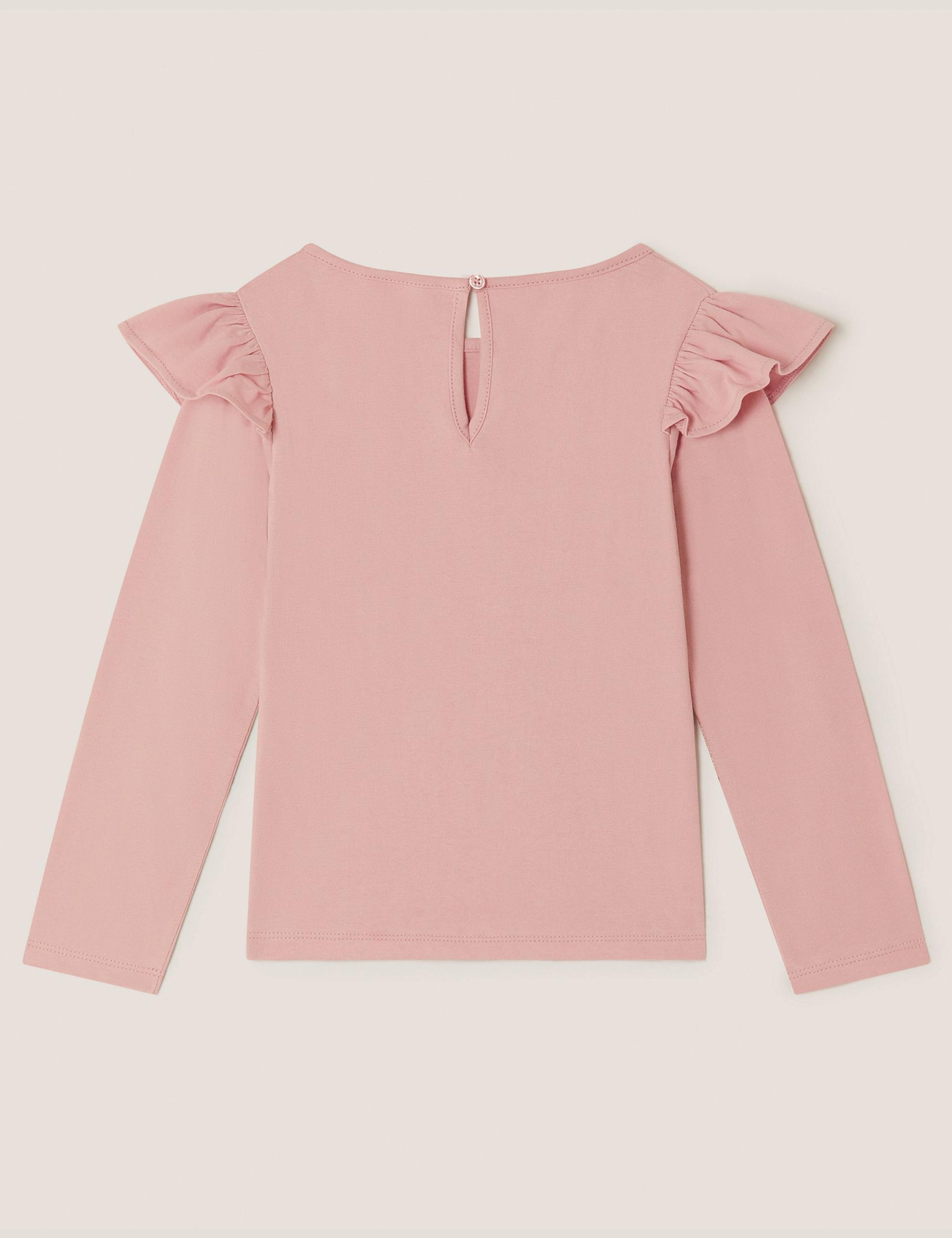 Pure Cotton Unicorn Embellished Top (3-13 Yrs) 3 of 4