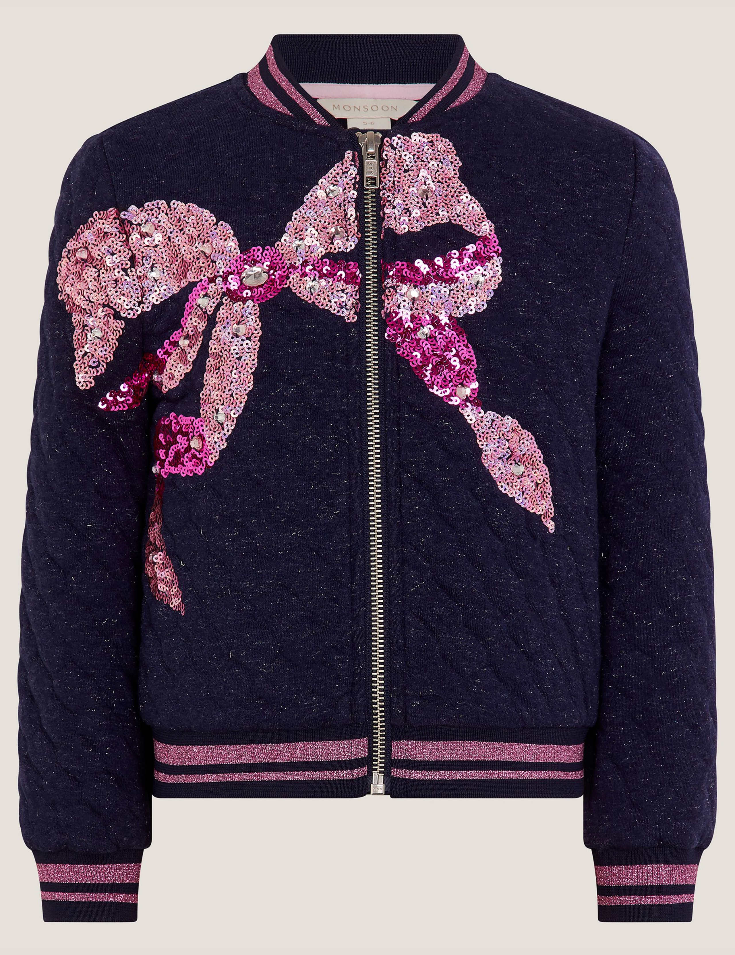 Cotton Rich Sequin Bomber (3-13 Yrs) 2 of 4