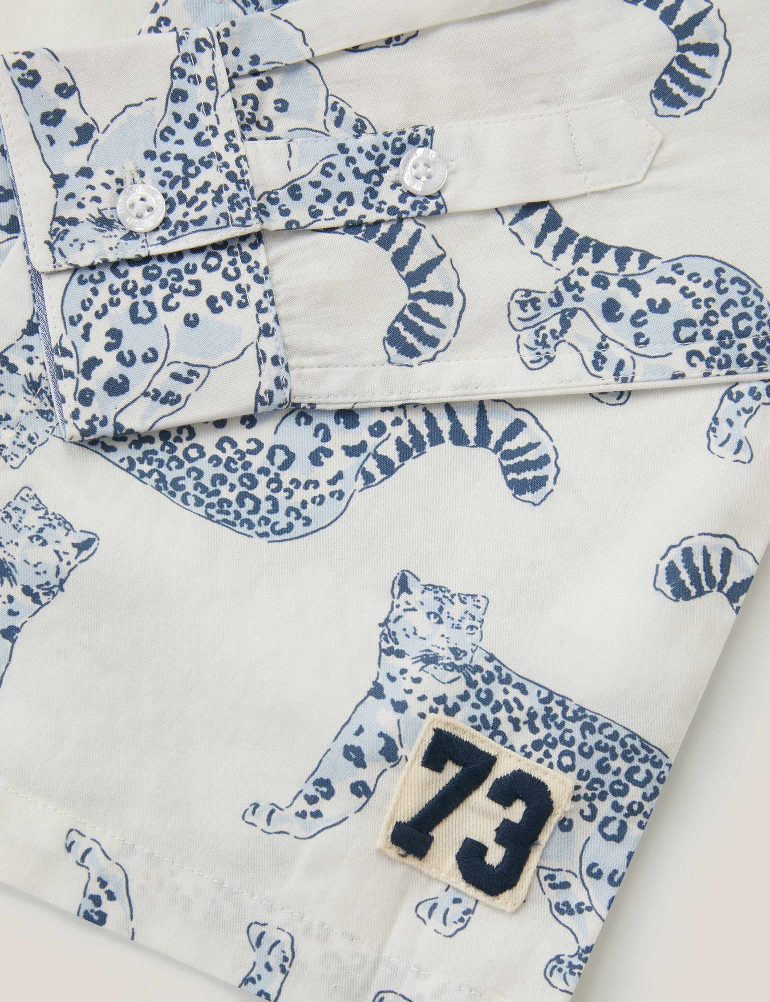 Pure Cotton Leopard Shirt (2-13 Yrs) 2 of 3