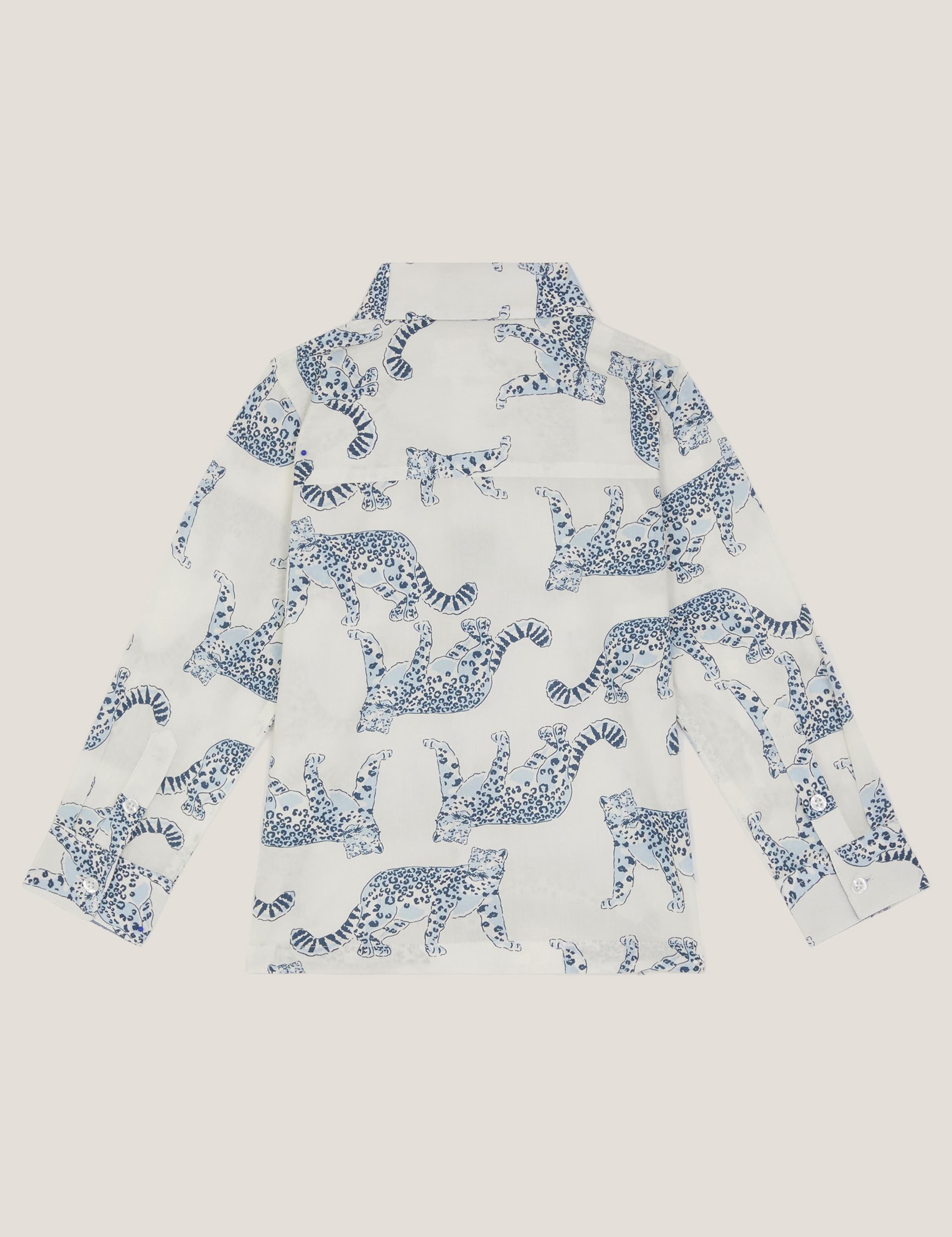 Pure Cotton Leopard Shirt (2-13 Yrs) 3 of 3