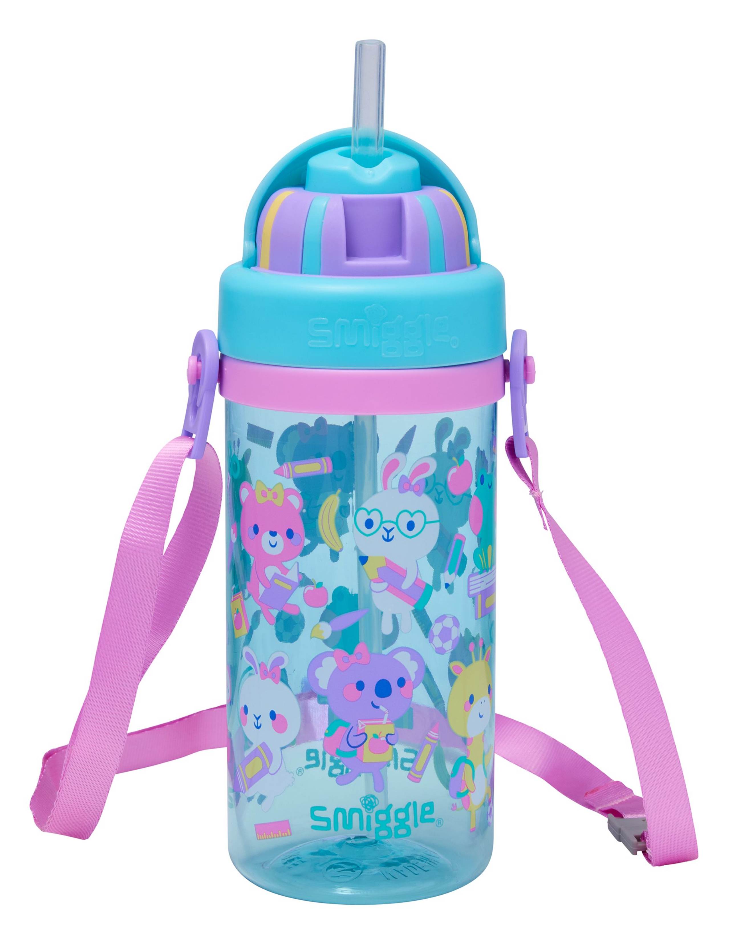 Kids' Animals Strap Water Bottle (3+ Yrs) 2 of 2