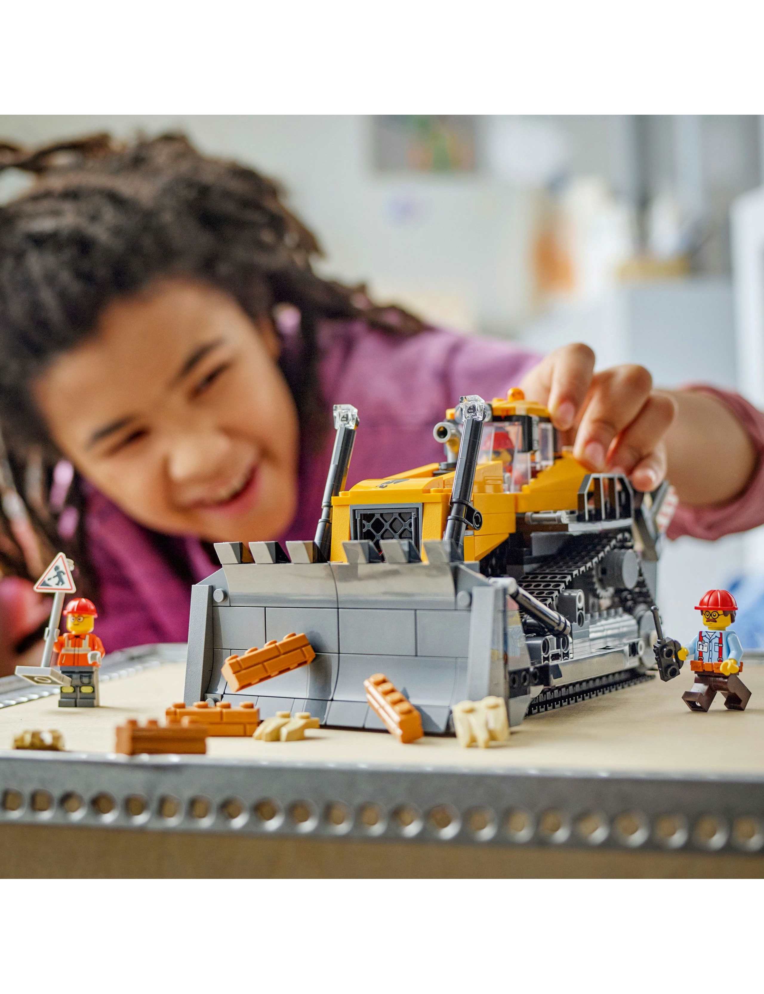 LEGO City Yellow Bulldozer Construction Site Building Toy Playset 60466(8+ Yrs) 3 of 6