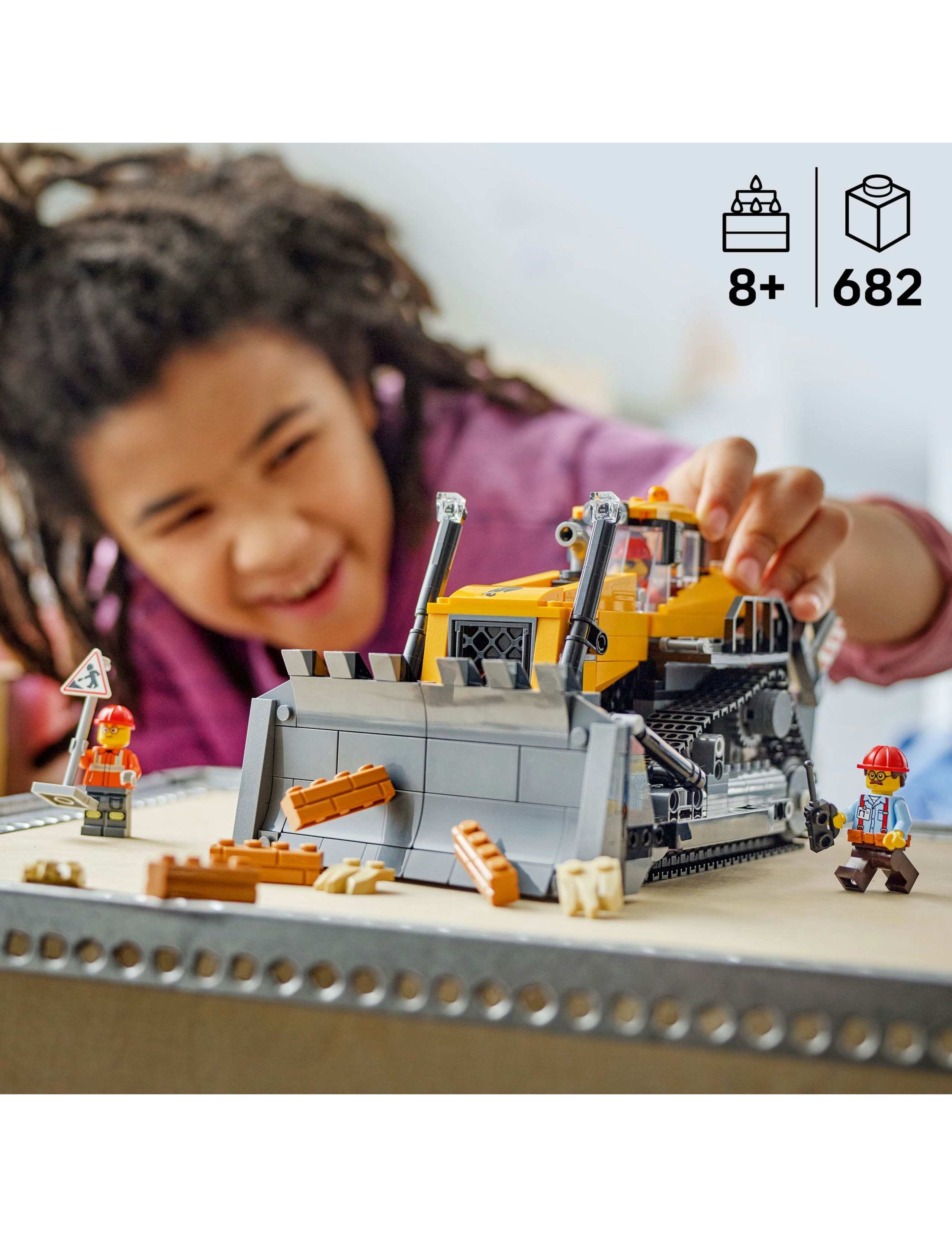 LEGO City Yellow Bulldozer Construction Site Building Toy Playset 60466(8+ Yrs) 4 of 6