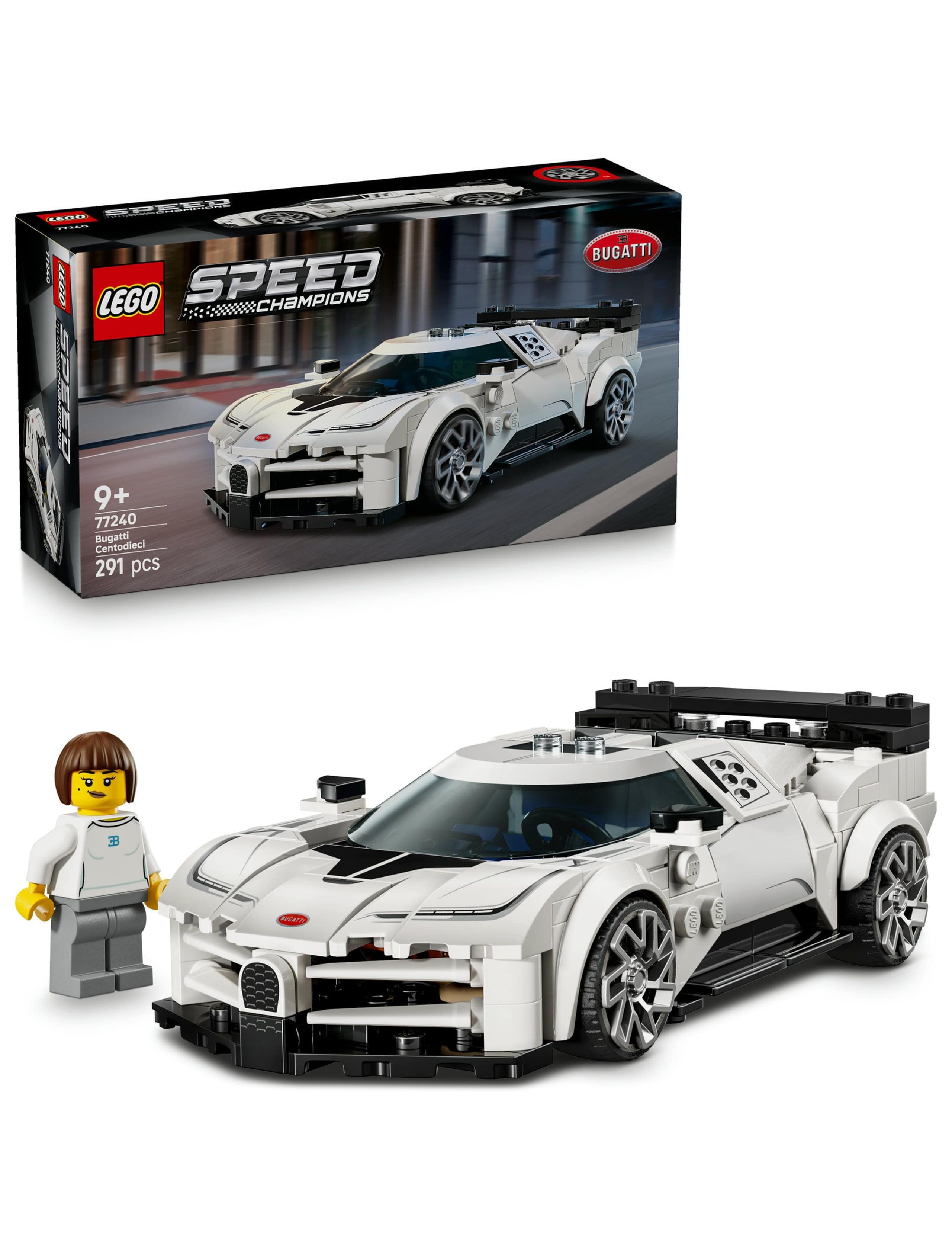 LEGO Speed Champions Bugatti Centodieci Hyper Sports Car 77240(9+ Yrs) 1 of 6