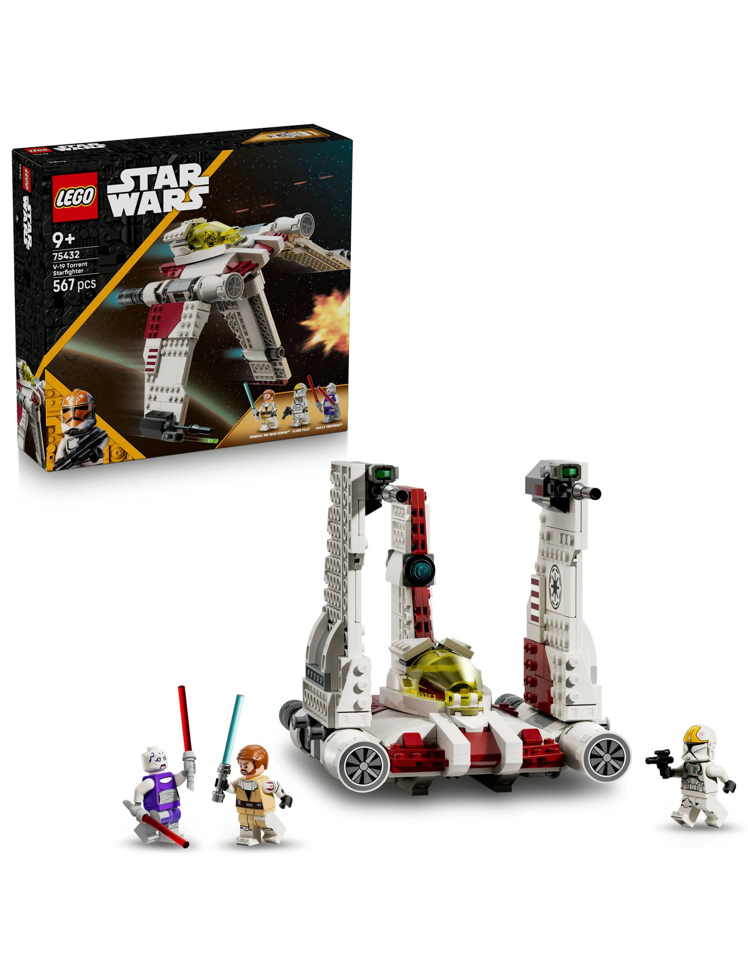 LEGO Star Wars: The Clone Wars V-19 Torrent Starfighter 75432(9+ Yrs) 1 of 6