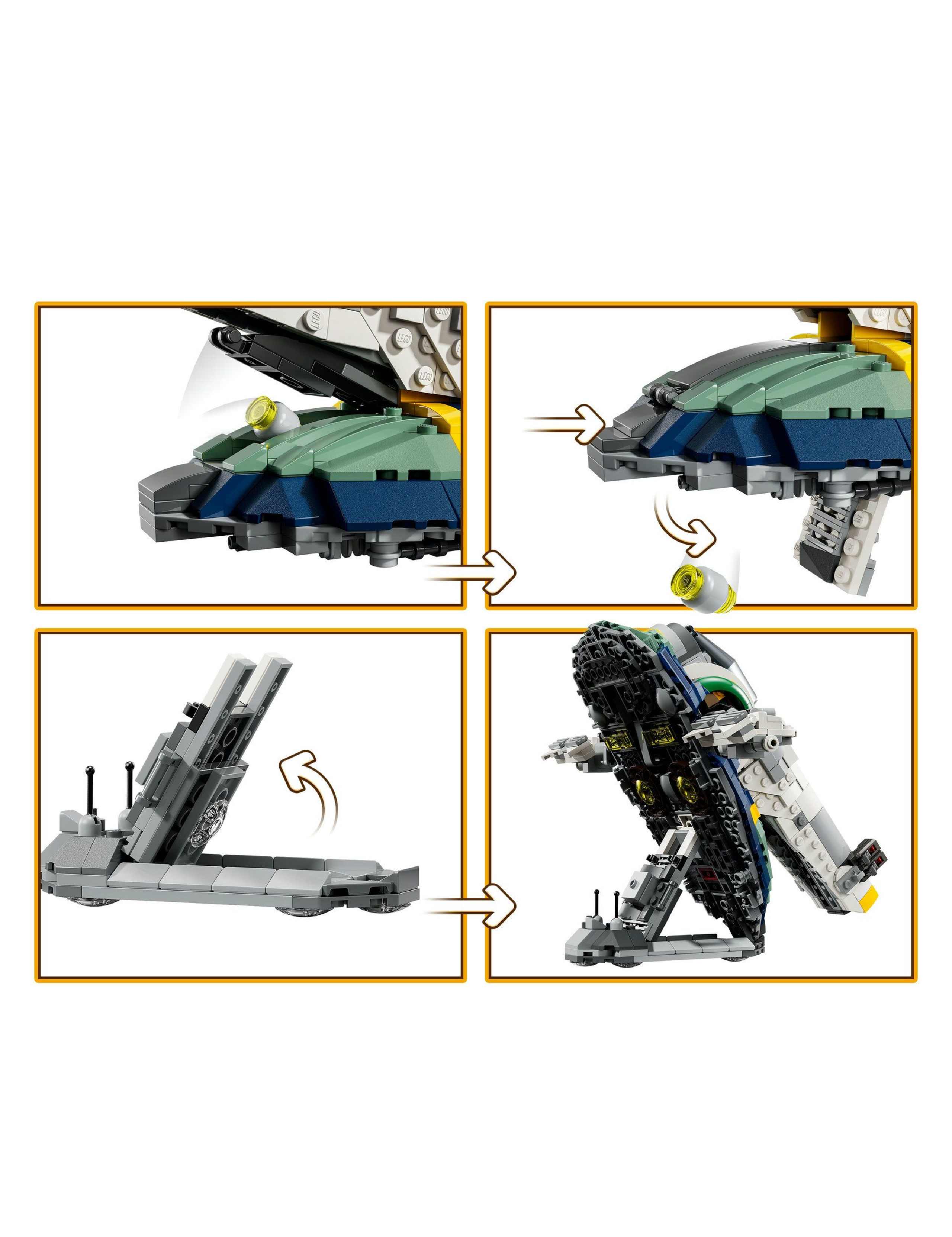 LEGO Star Wars Jango Fett’s Starship Set 75433(9+ Yrs) 5 of 6
