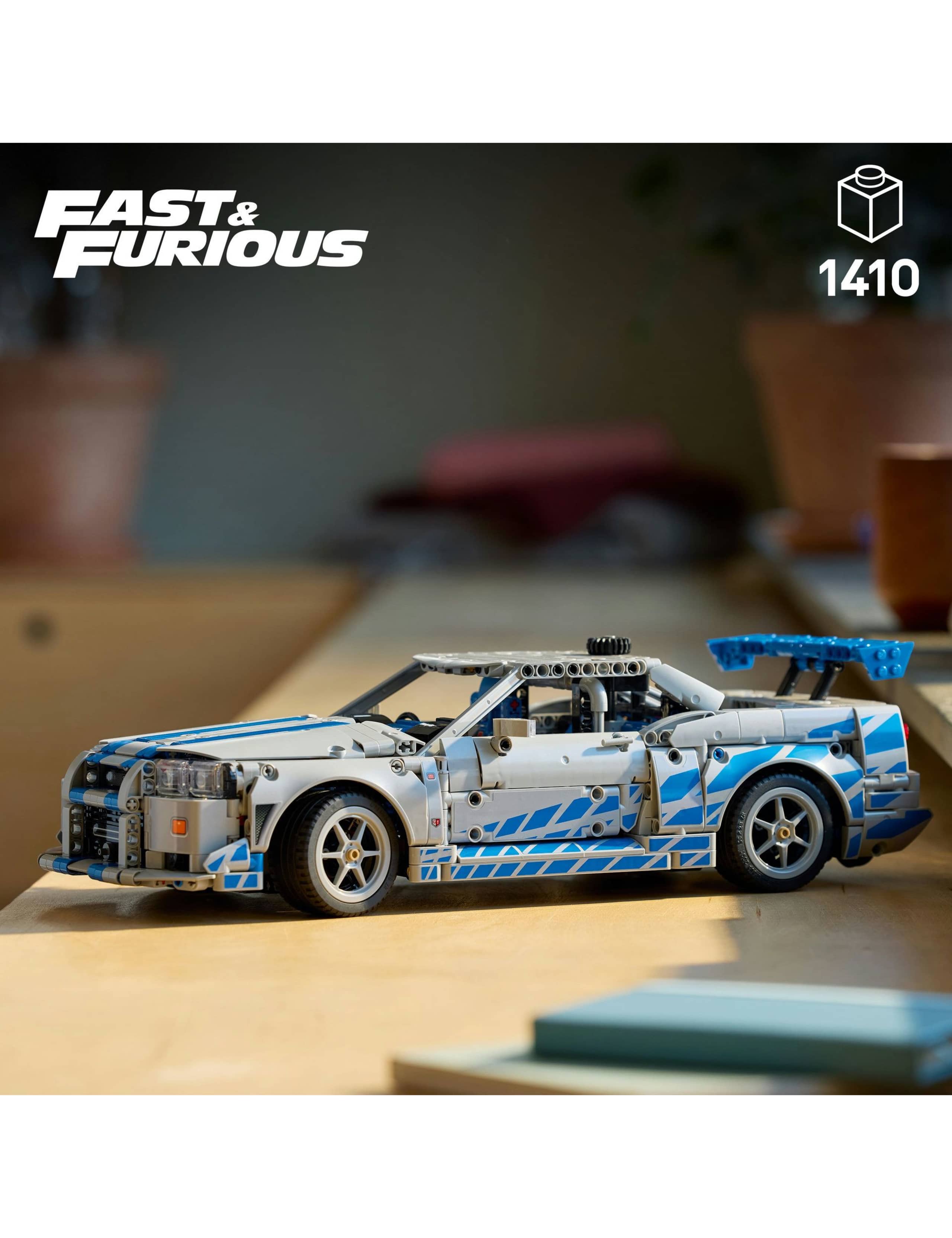 LEGO Technic 2 Fast 2 Furious Nissan Skyline GT-R (R34) 42210(18+ Yrs) 3 of 6