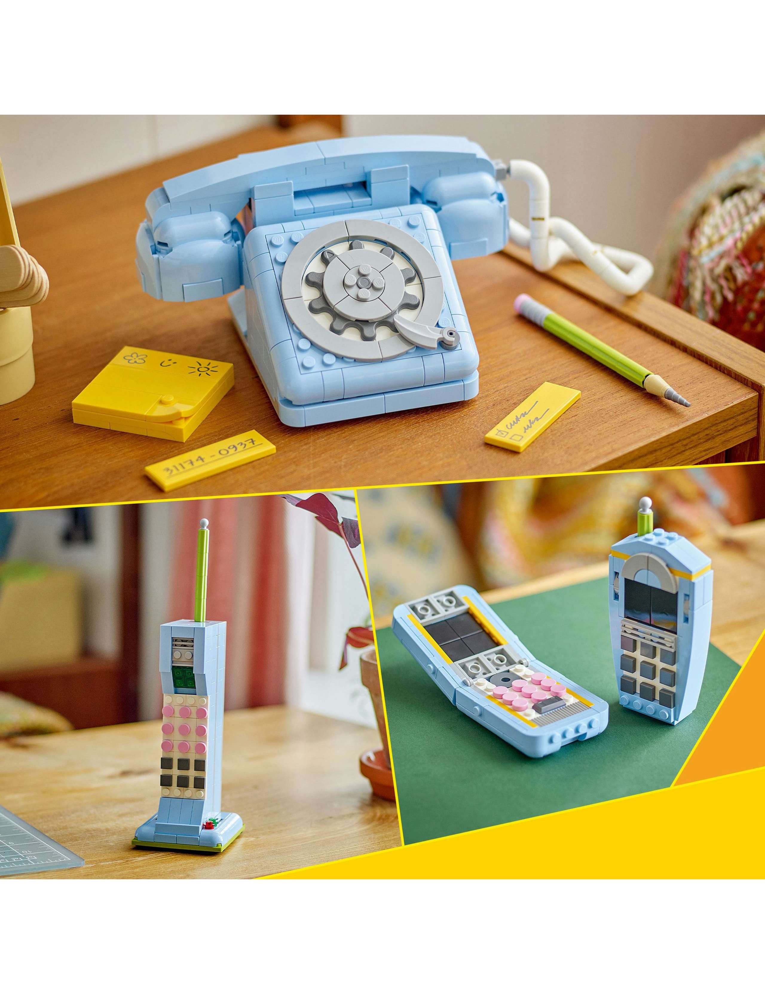 LEGO Creator 3in1 Retro Telephone Building Toy 31174(8+ Yrs) 3 of 6