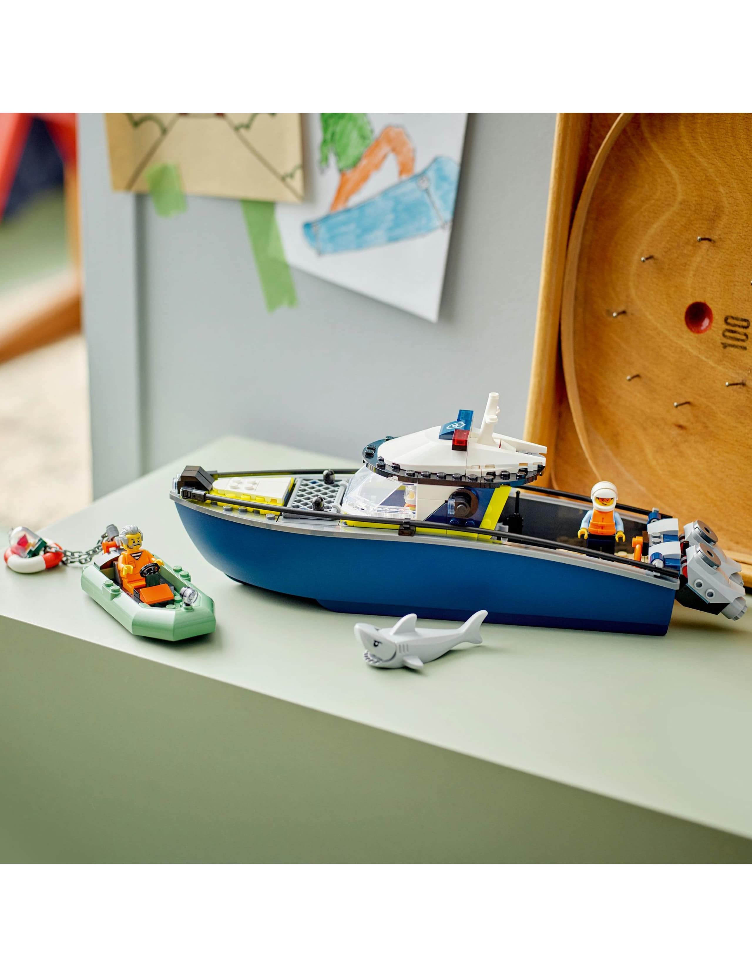 LEGO City Police Boat Chase Building Toy Set 60456(6+ Yrs) 4 of 6
