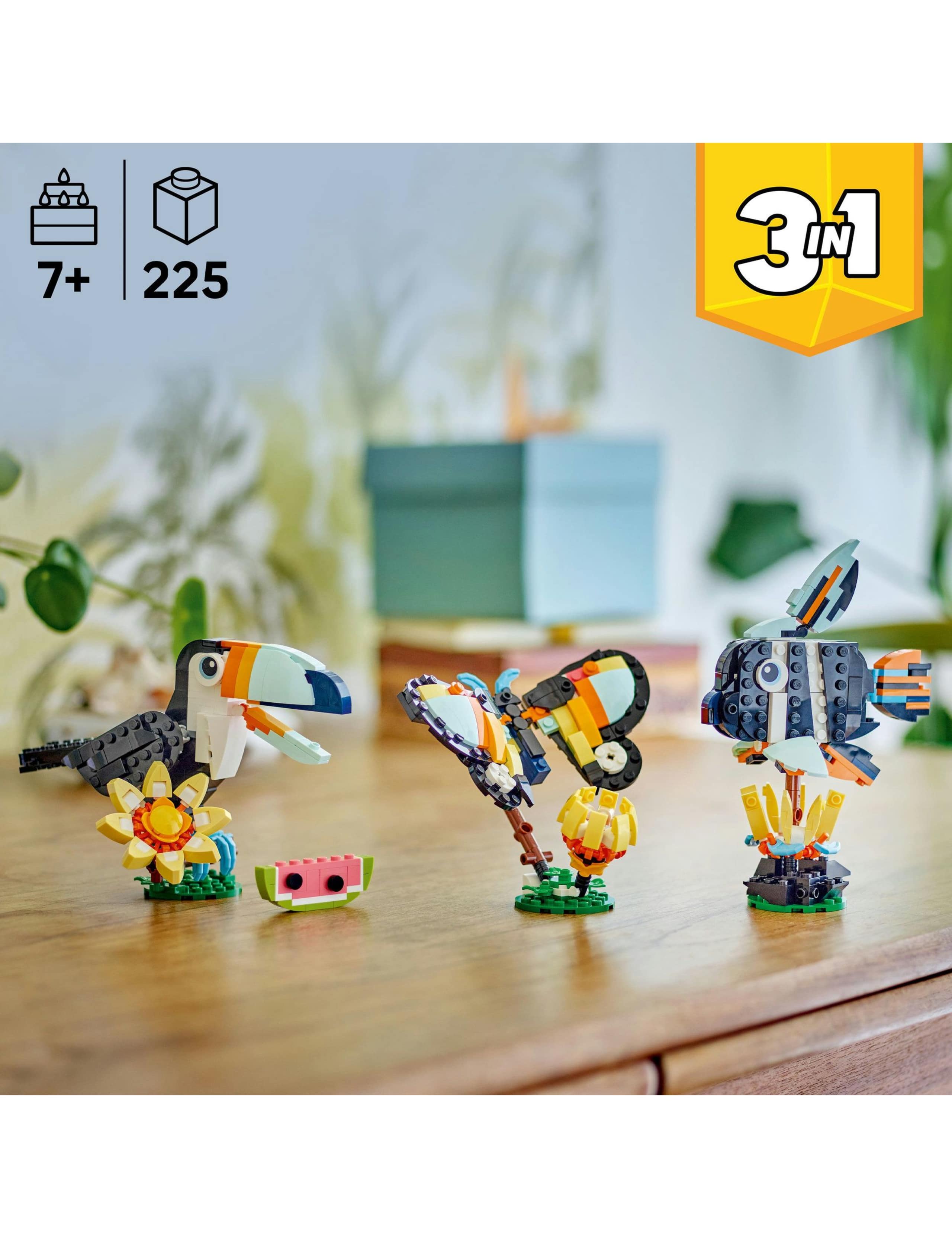 LEGO Creator 3in1 Wild Animals Tropical Toucan 31173(7+ Yrs) 5 of 6
