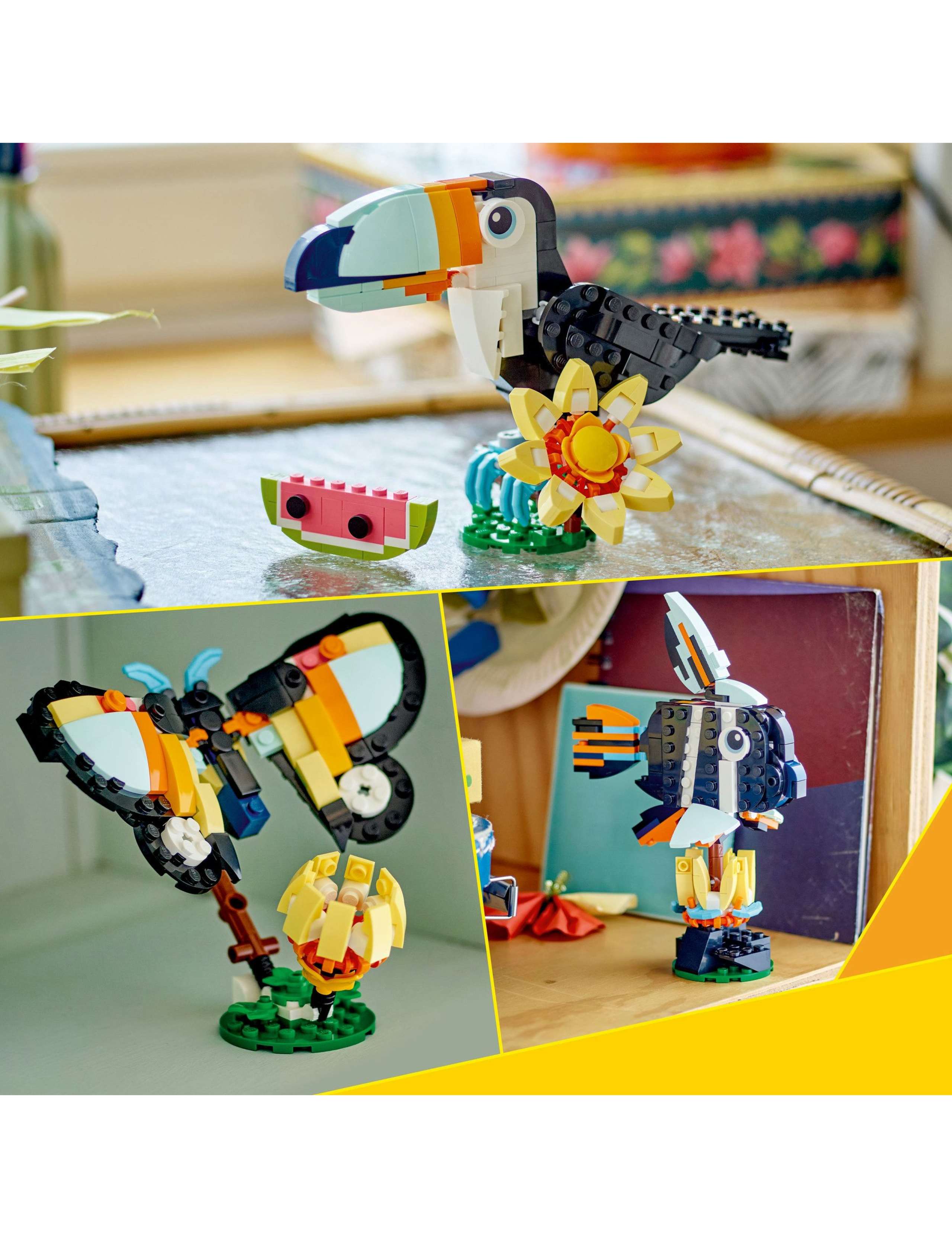 LEGO Creator 3in1 Wild Animals Tropical Toucan 31173(7+ Yrs) 6 of 6