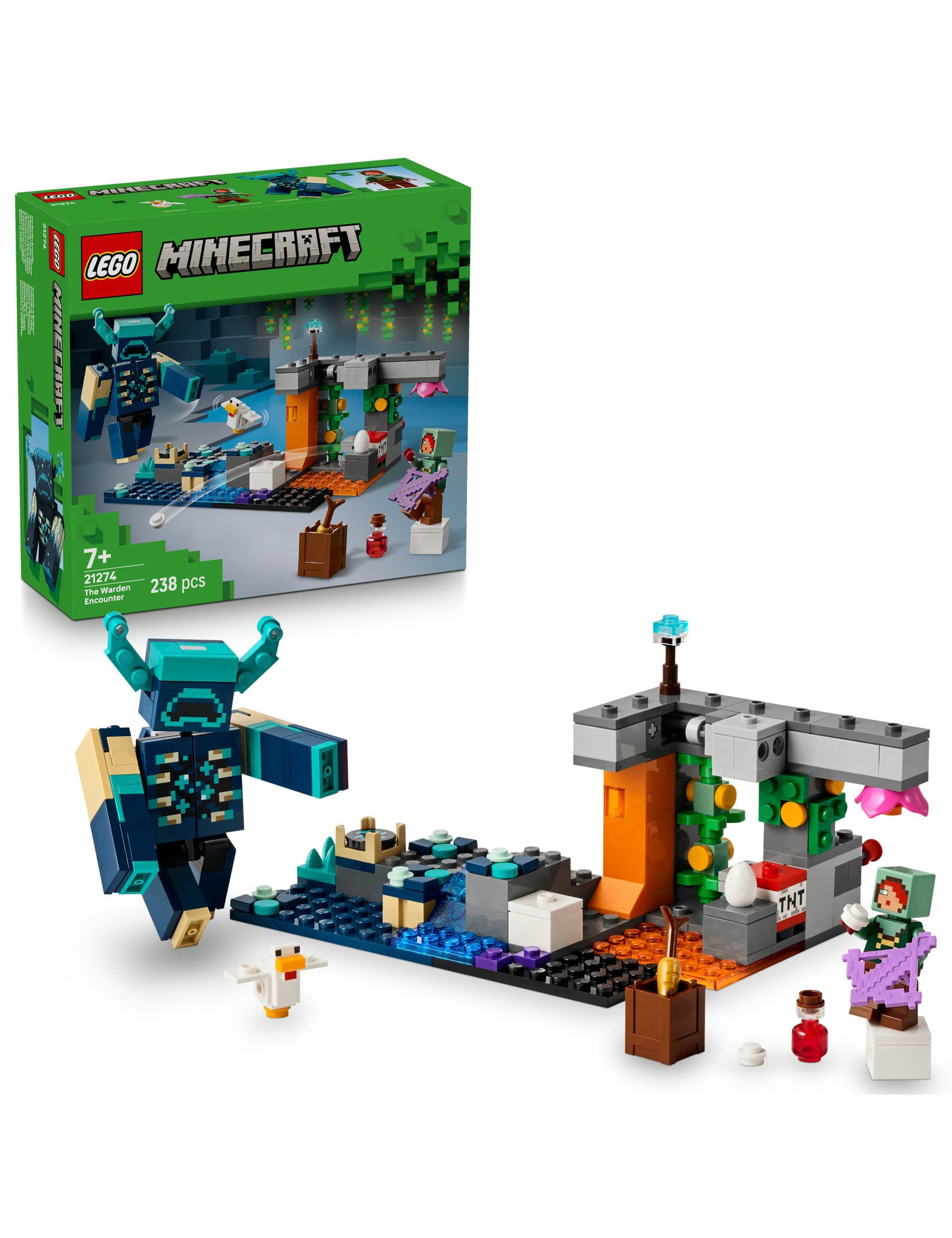 LEGO Minecraft The Warden Encounter Toy Set 21274(7+ Yrs) 1 of 6