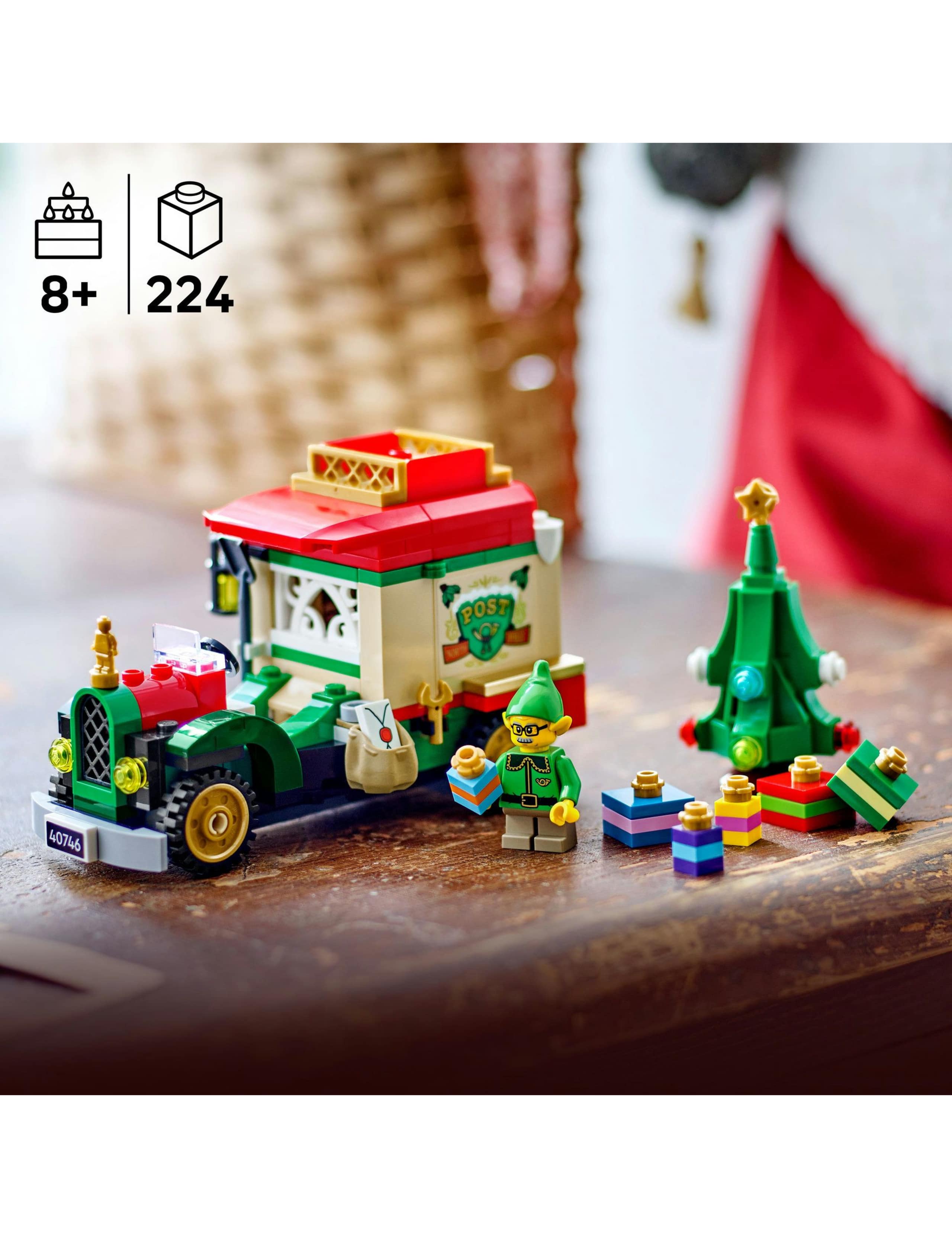 LEGO Santa’s Delivery Truck Toy Set 40746 (8+ Yrs) 2 of 4