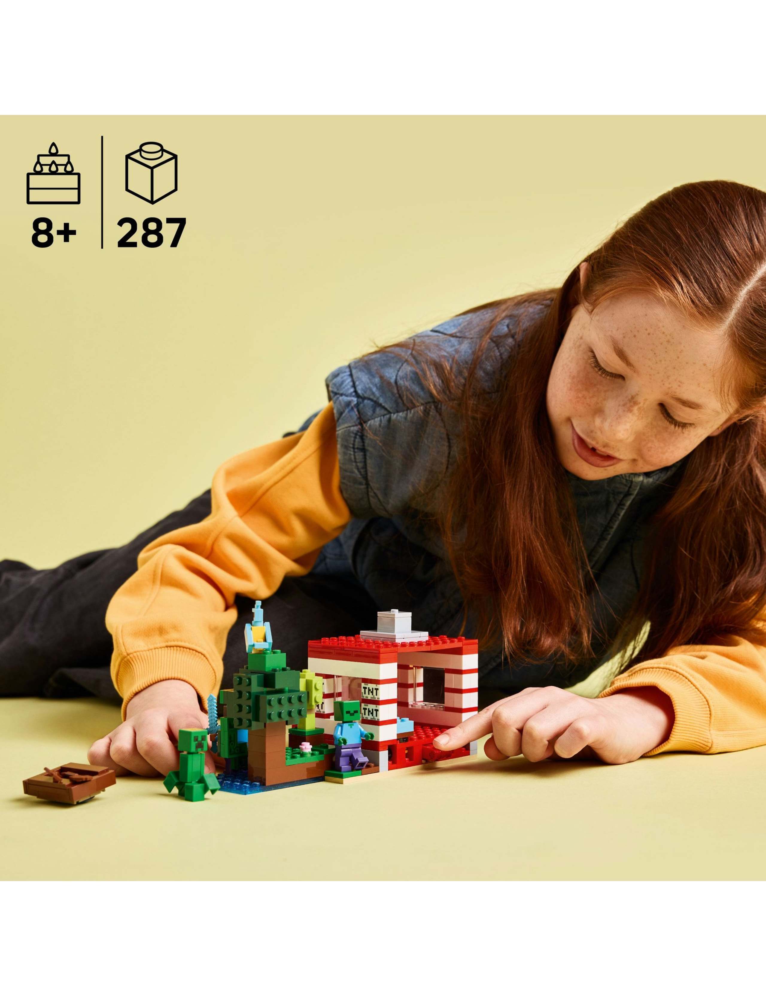 LEGO Minecraft The TNT Jungle House Toy 21275(8+ Yrs) 3 of 6