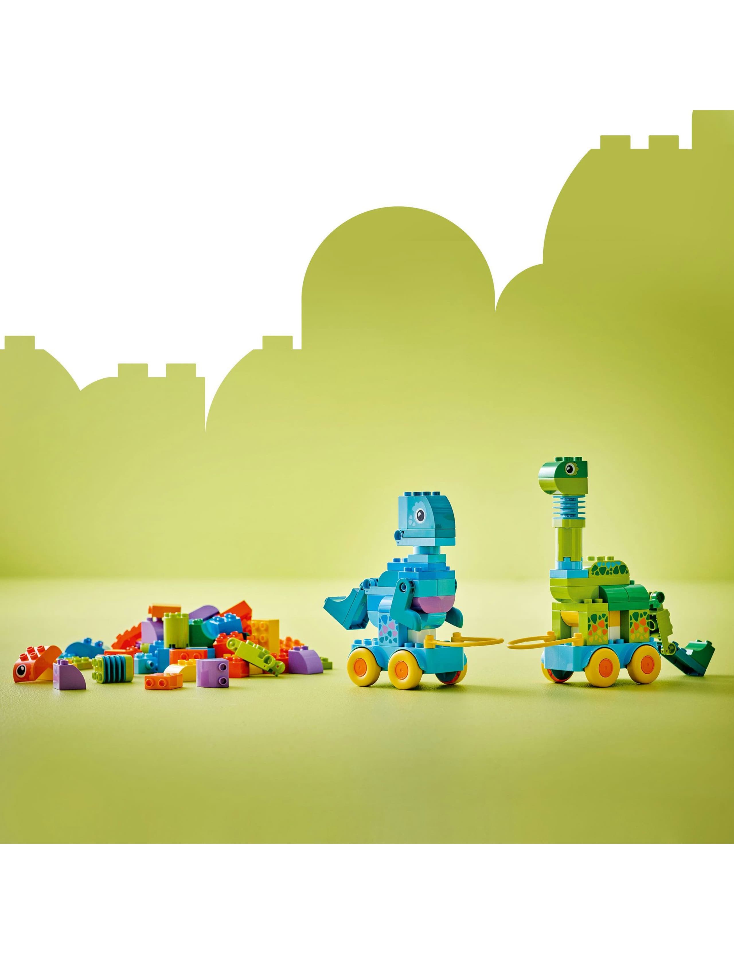 LEGO DUPLO 3in1 Dinosaurs on Wheels Toy 10451(3+ Yrs) 2 of 6