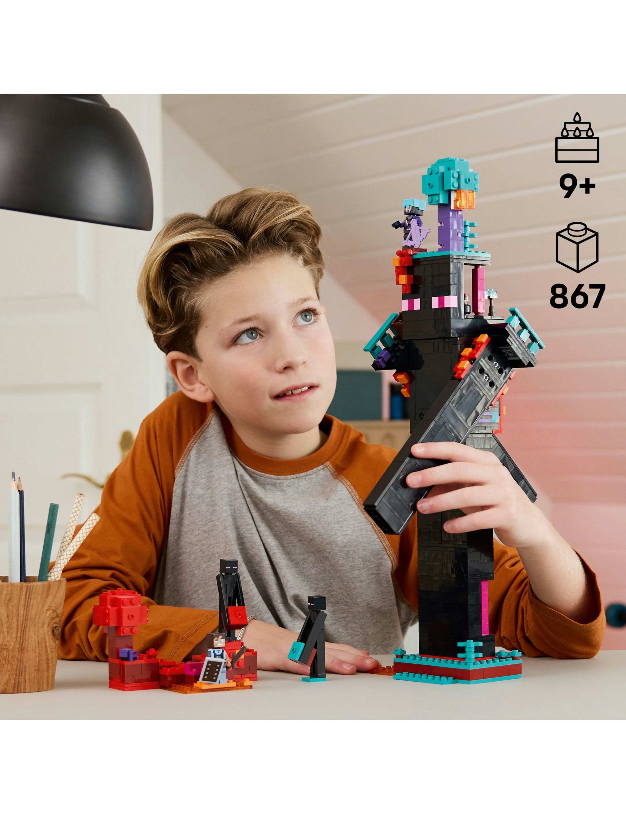 LEGO Minecraft The Enderman Tower Building Toy 21279(9+ Yrs) 2 of 6