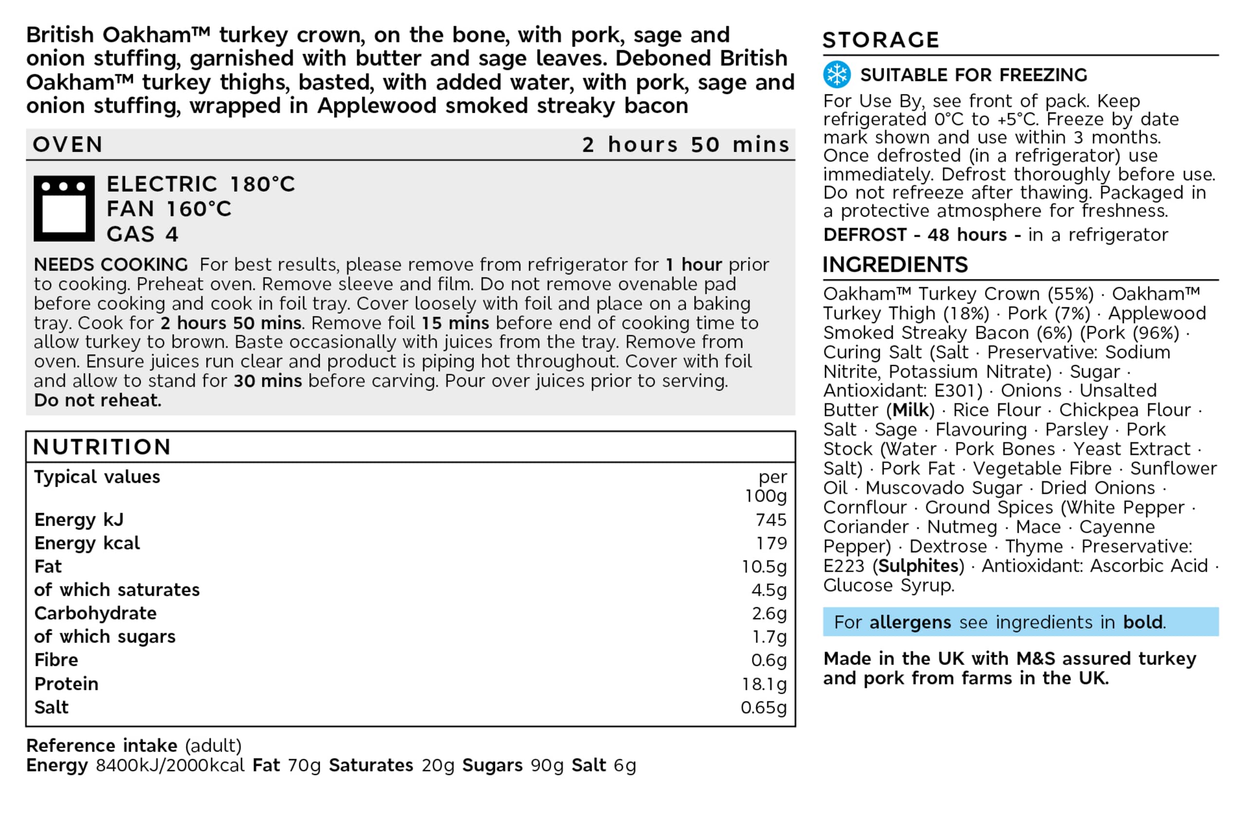 Collection The Perfect Turkey (Serves 10-12) 2 of 2