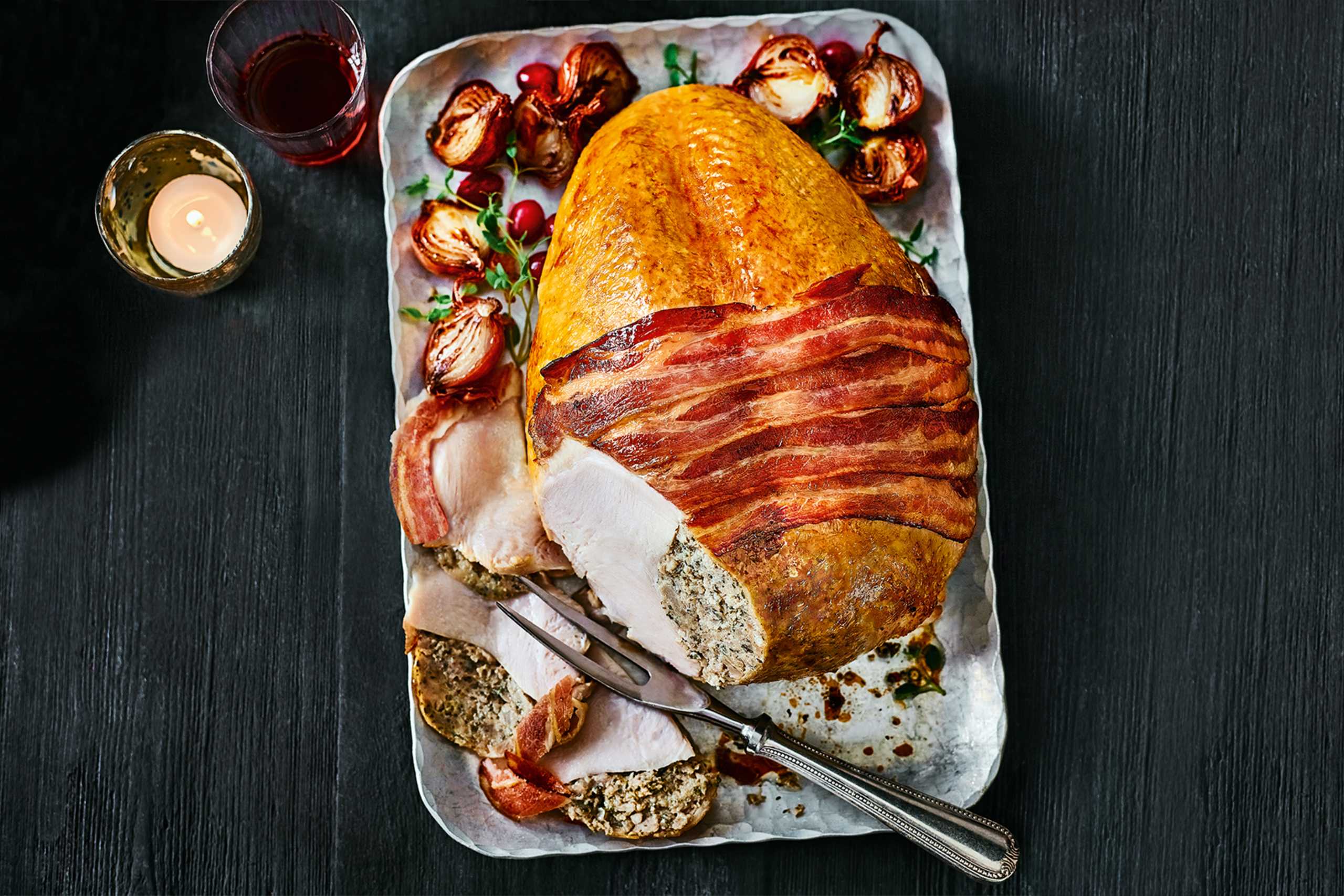 Oakham™ Stuffed Turkey Crown on the Bone (Serves 6-7) 1 of 2